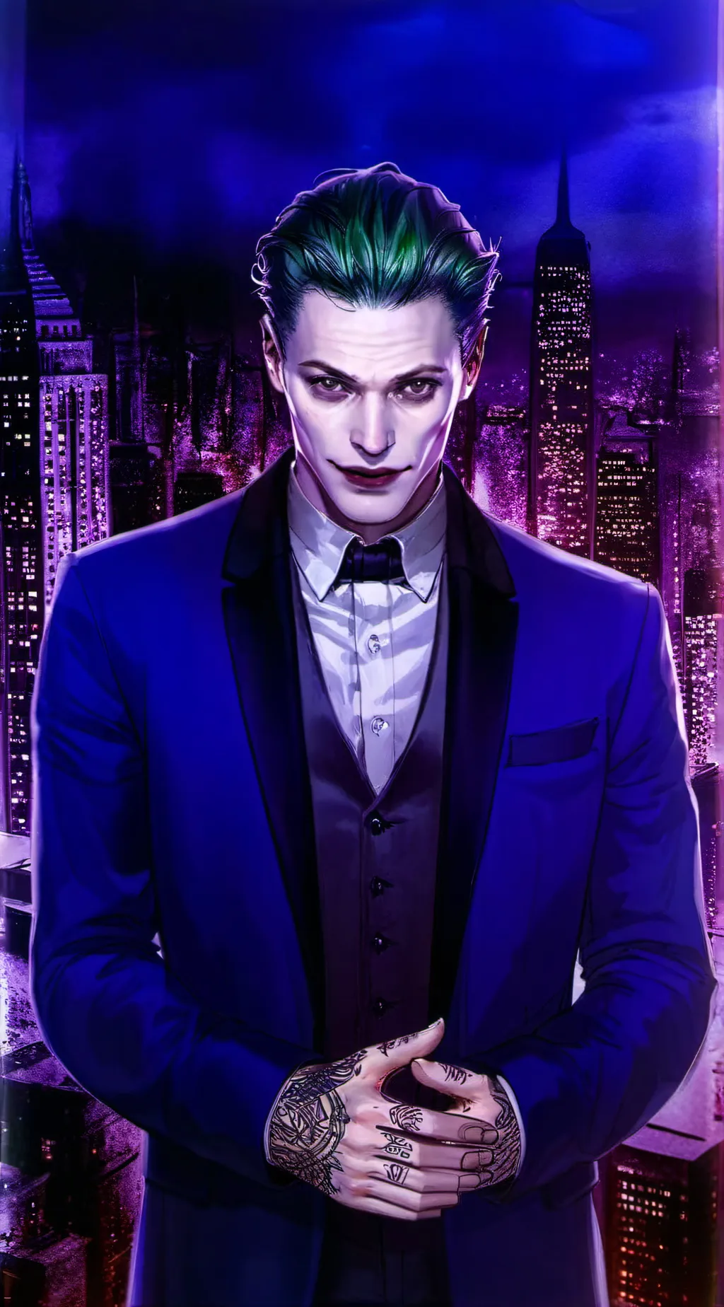 ai character: The Joker background