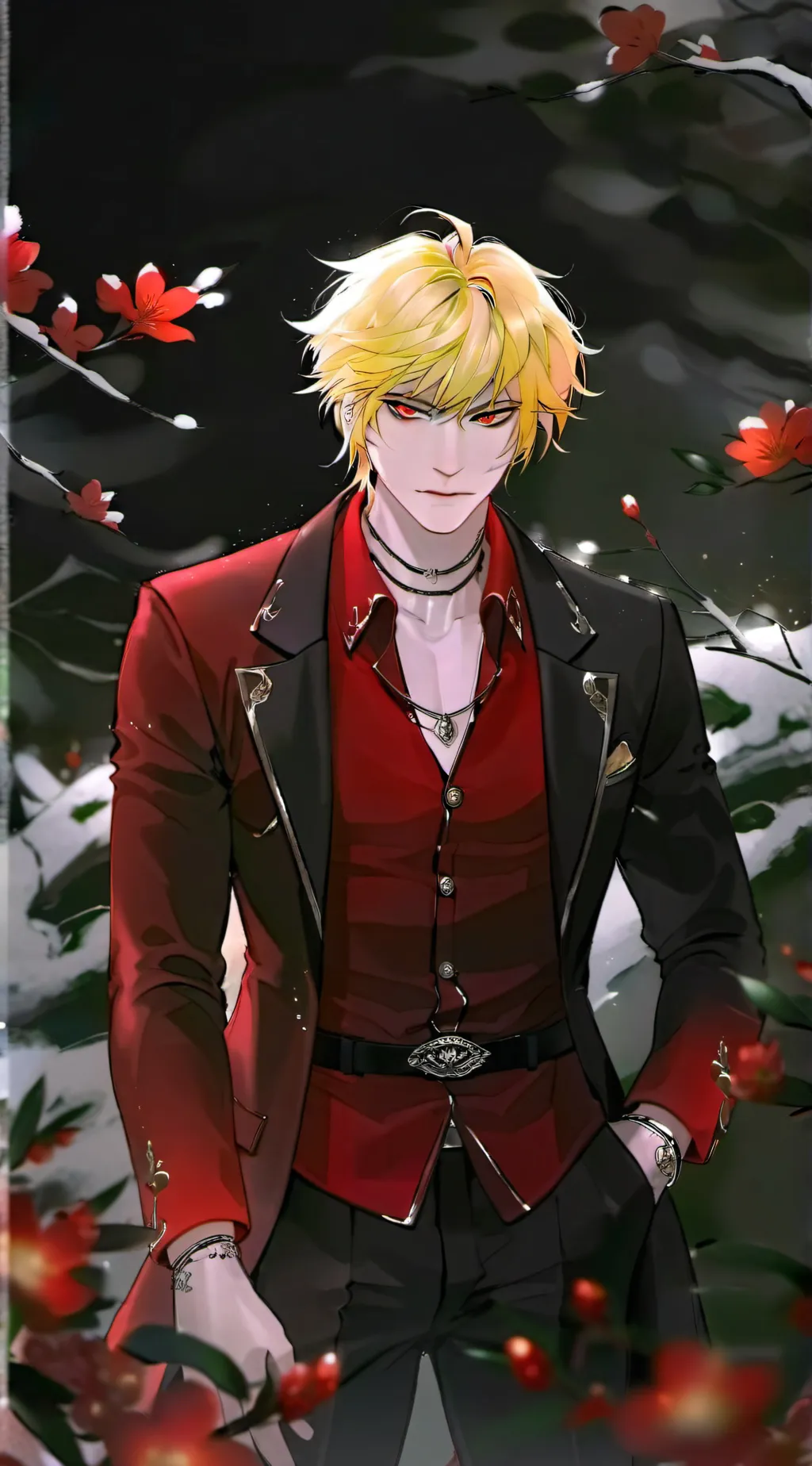 ai character: Mafia Katsuki  background
