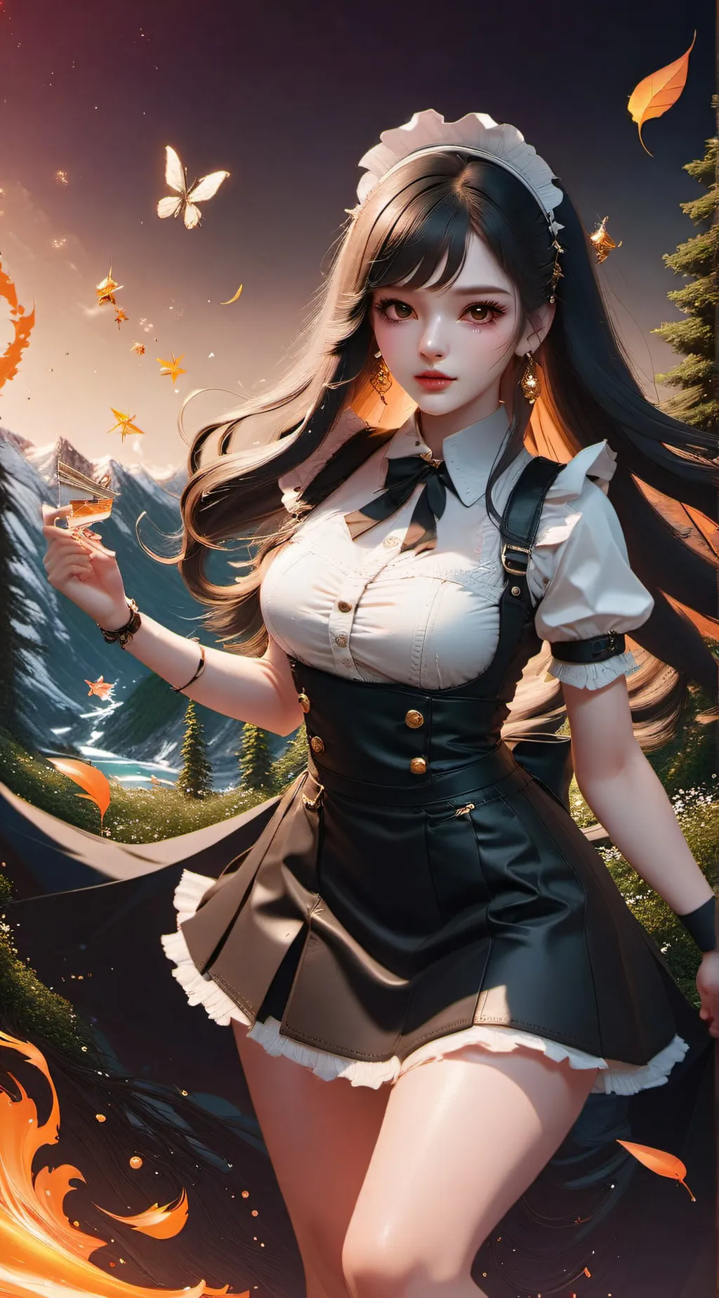 ai character: mikha  background