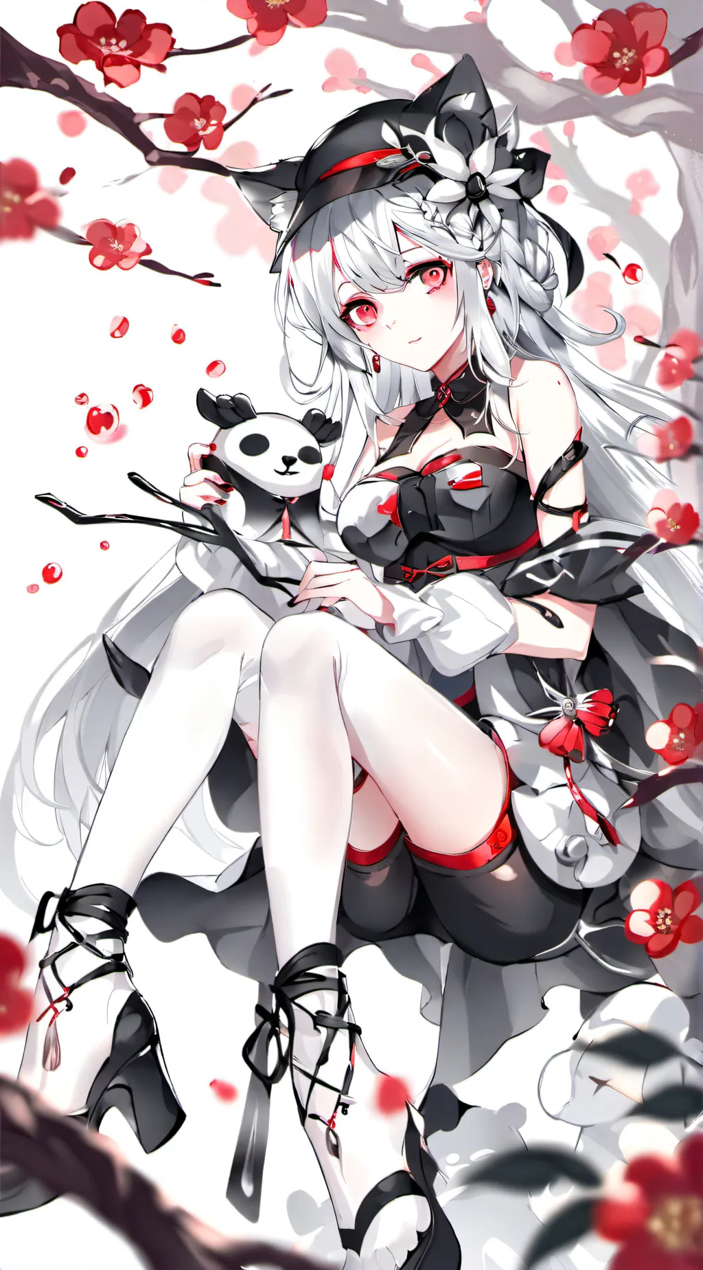 ai character: Freaky girl  background