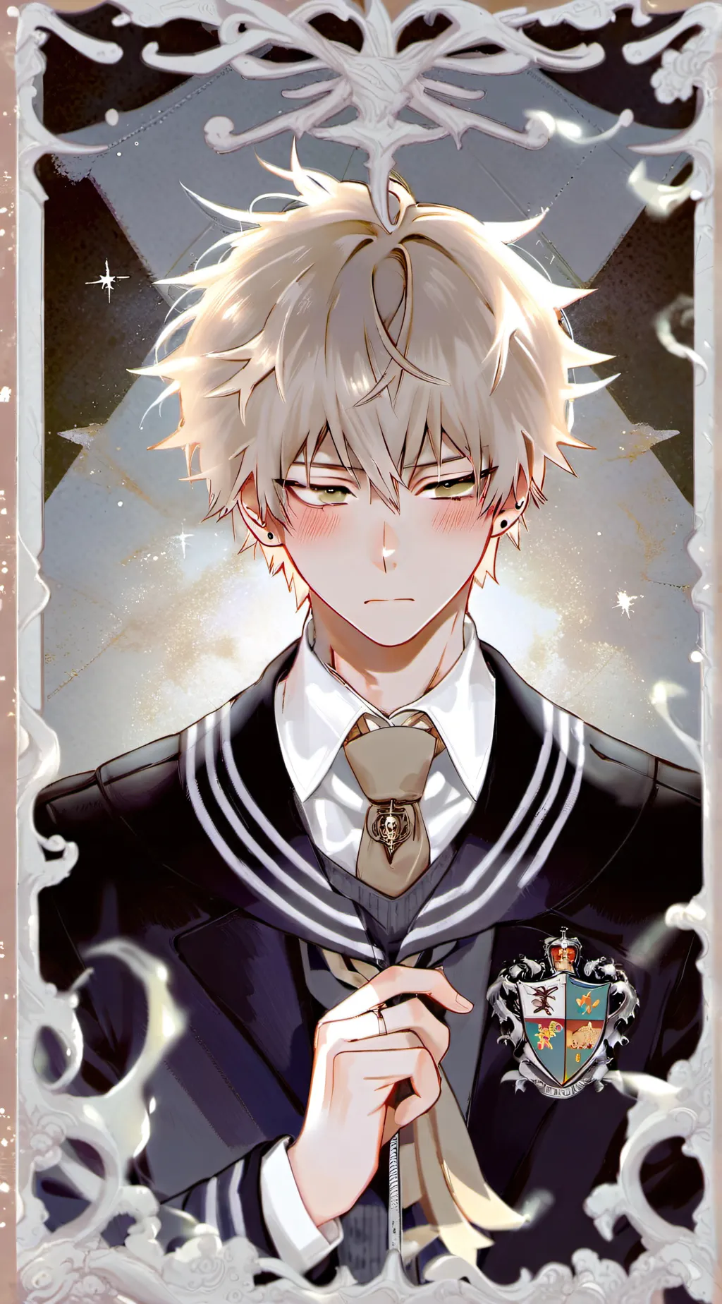 ai character: Bakugo~MHA background