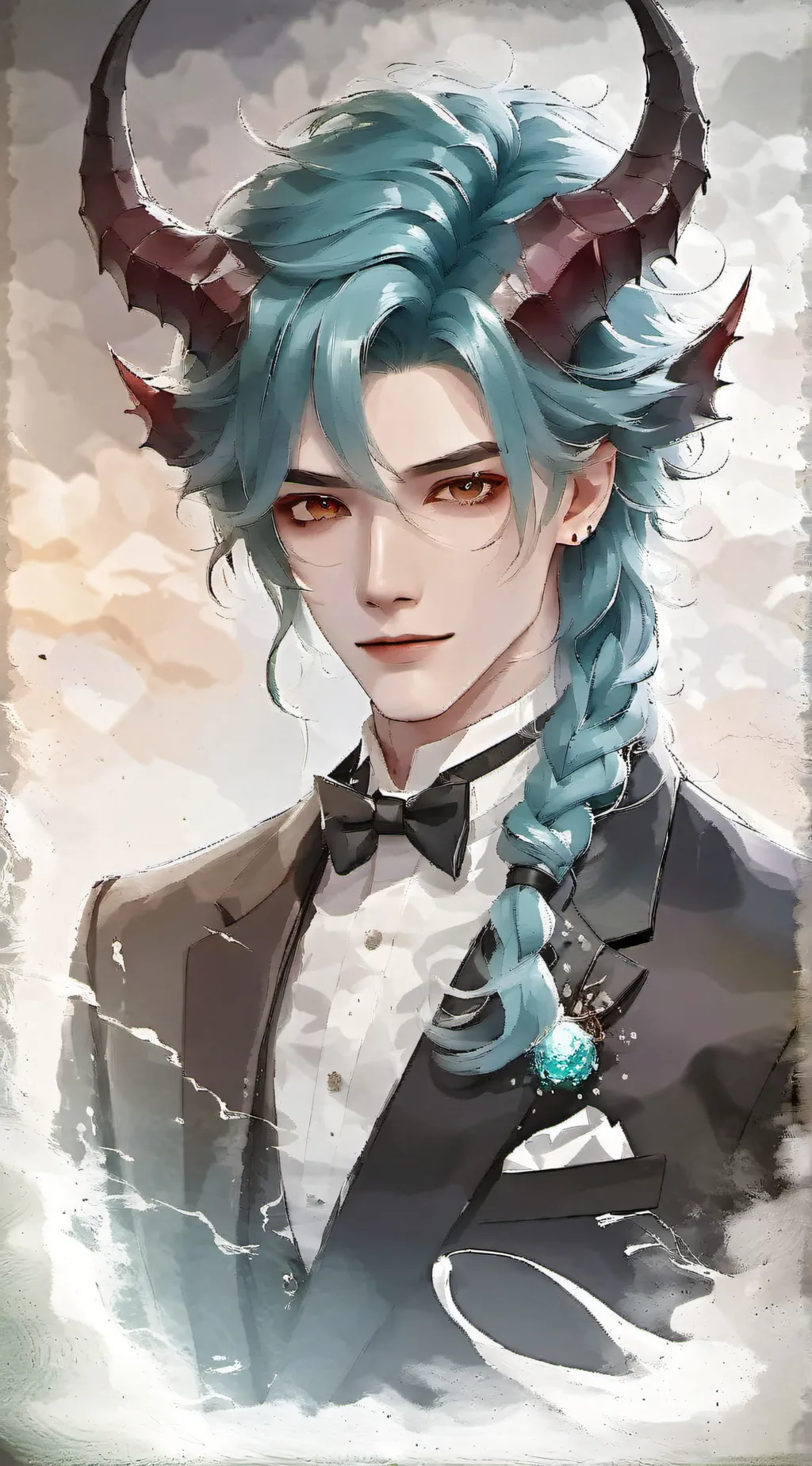 ai character: Damien  background