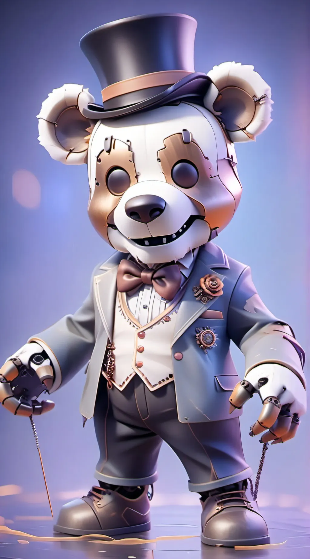 ai character: Molten Freddy  background