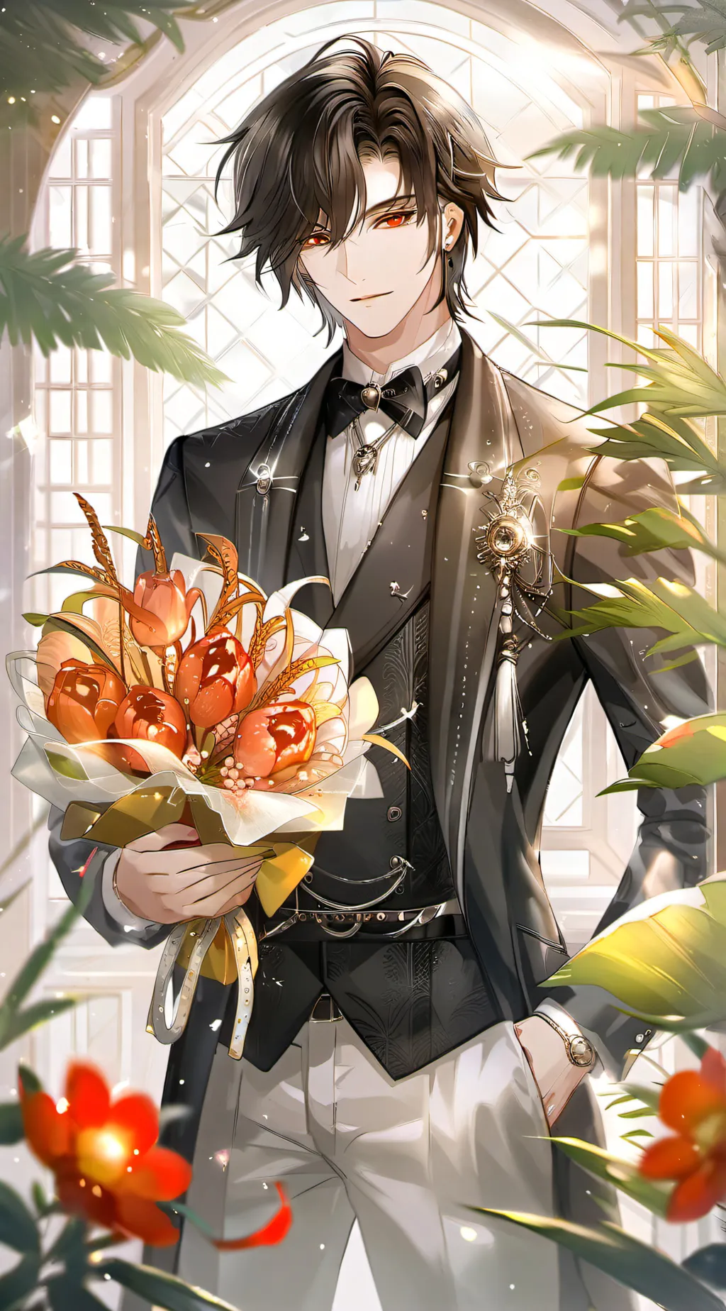 ai character: Damien background