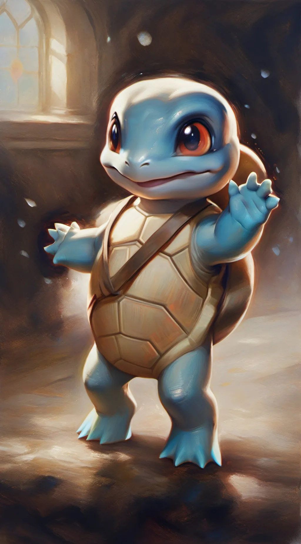ai character: Squirtle background