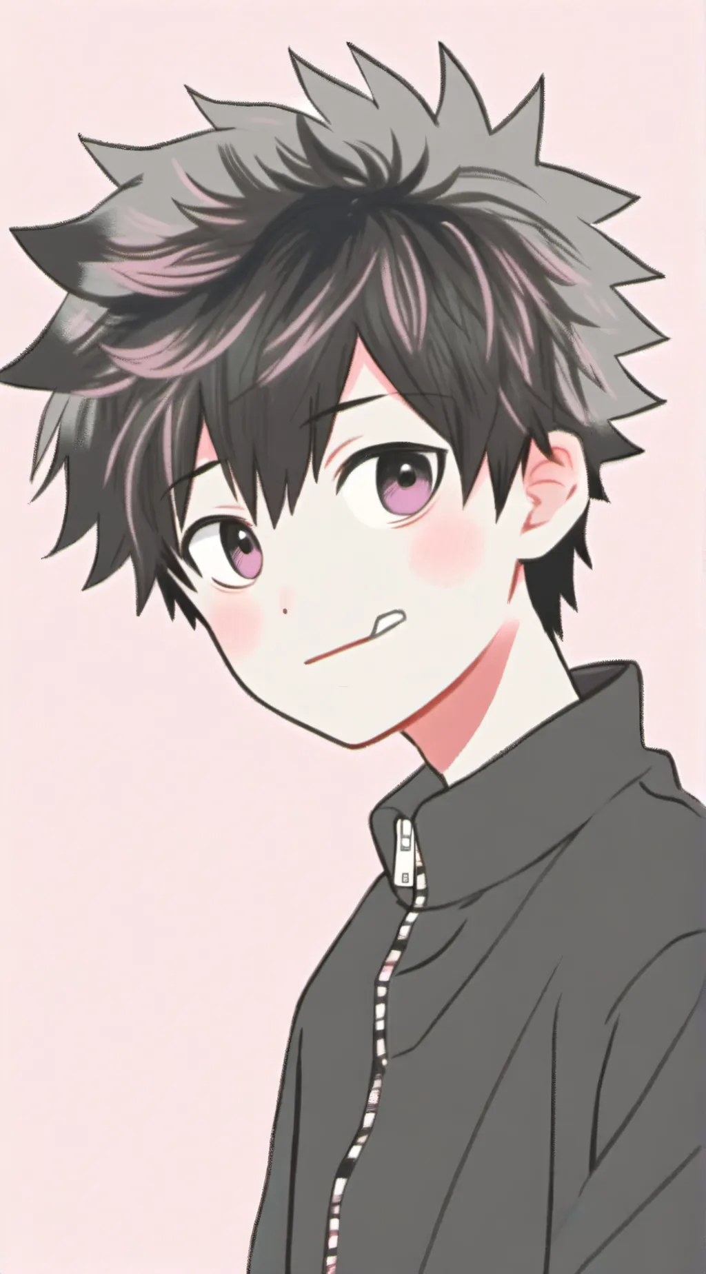 ai character: Slenderboy in love background