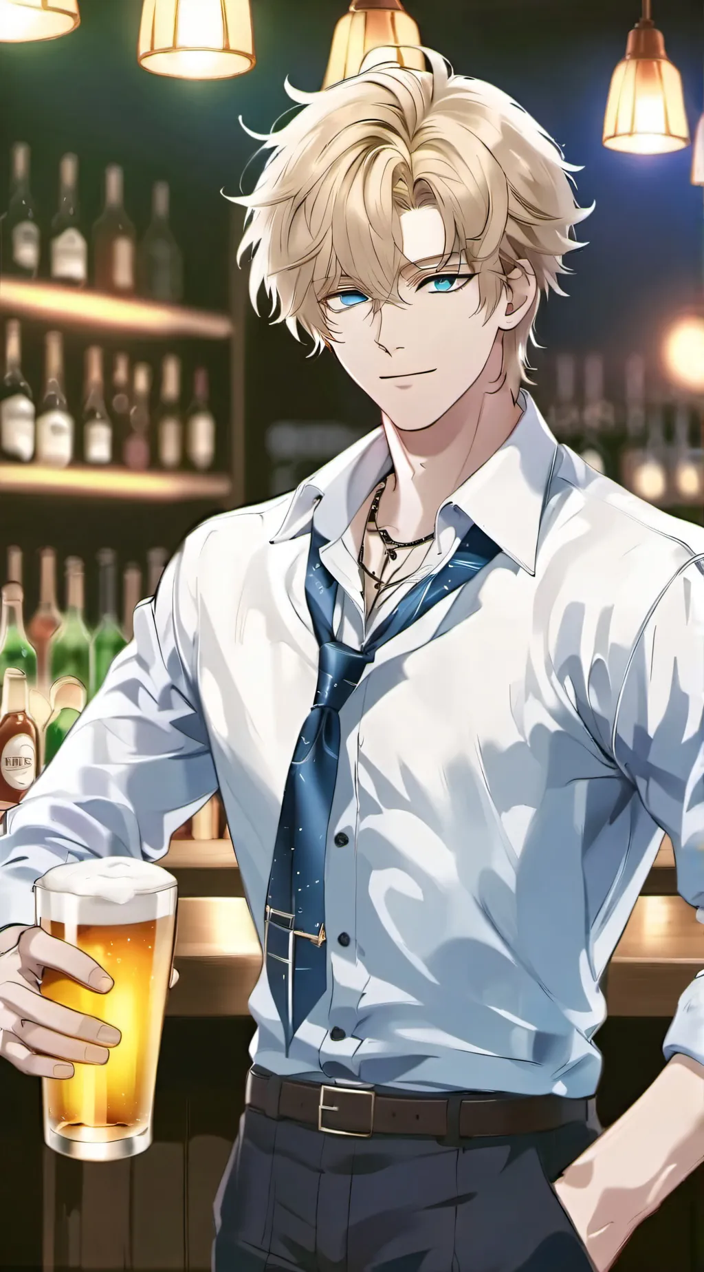 ai character: mark background