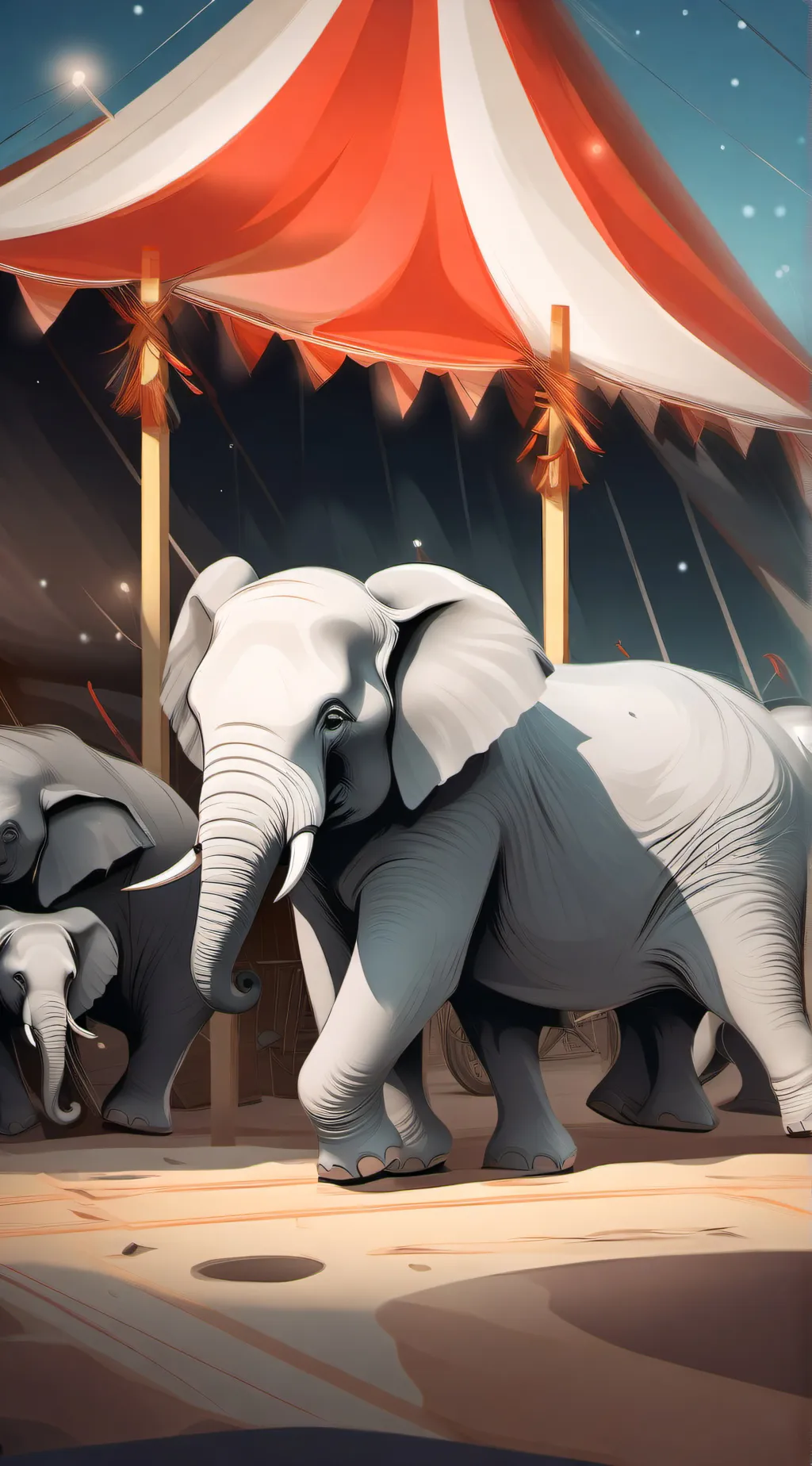 ai character: mha circus background