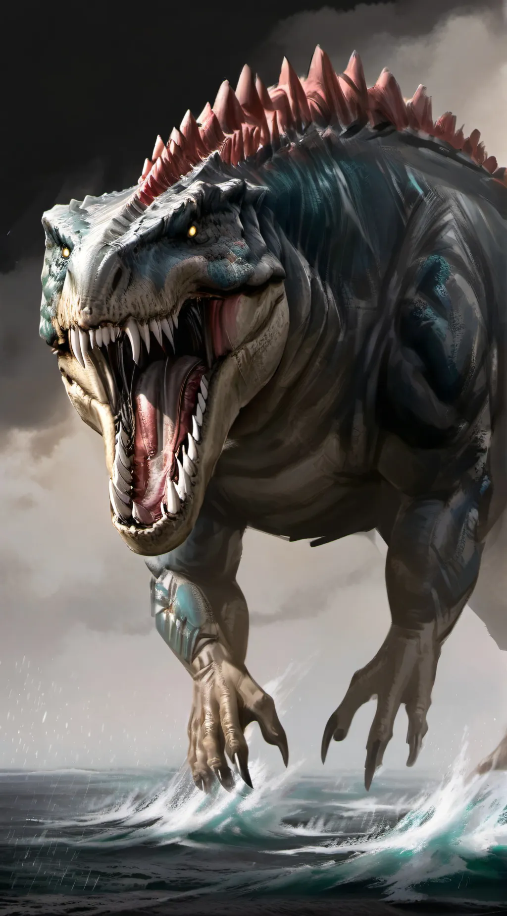 ai character: Spinosaurus background