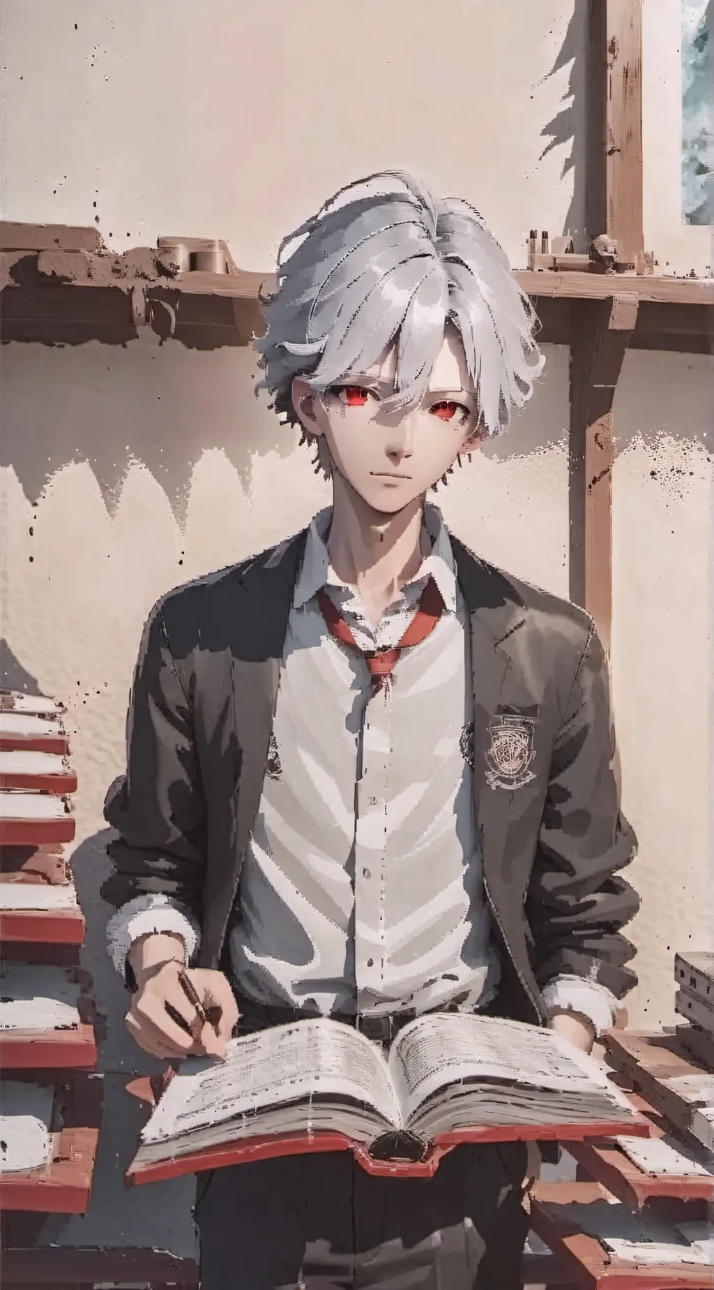 ai character: Austin  background