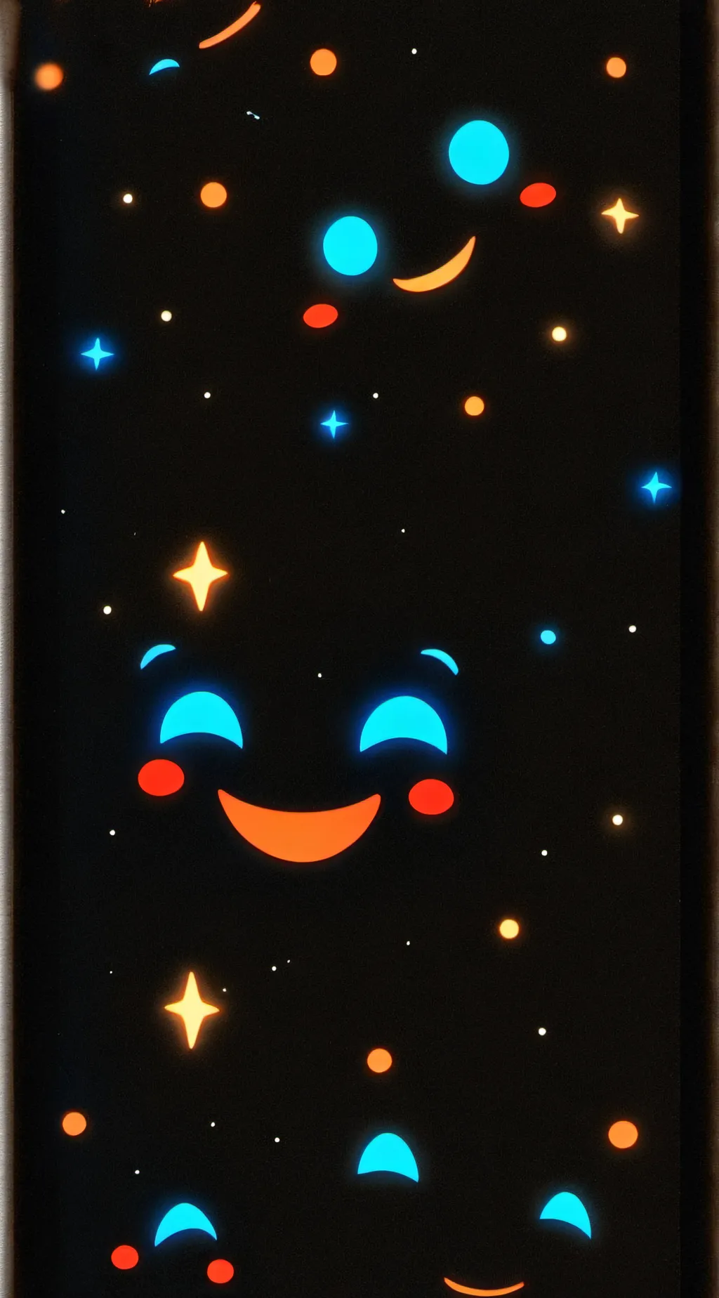 ai character: happy emoij background