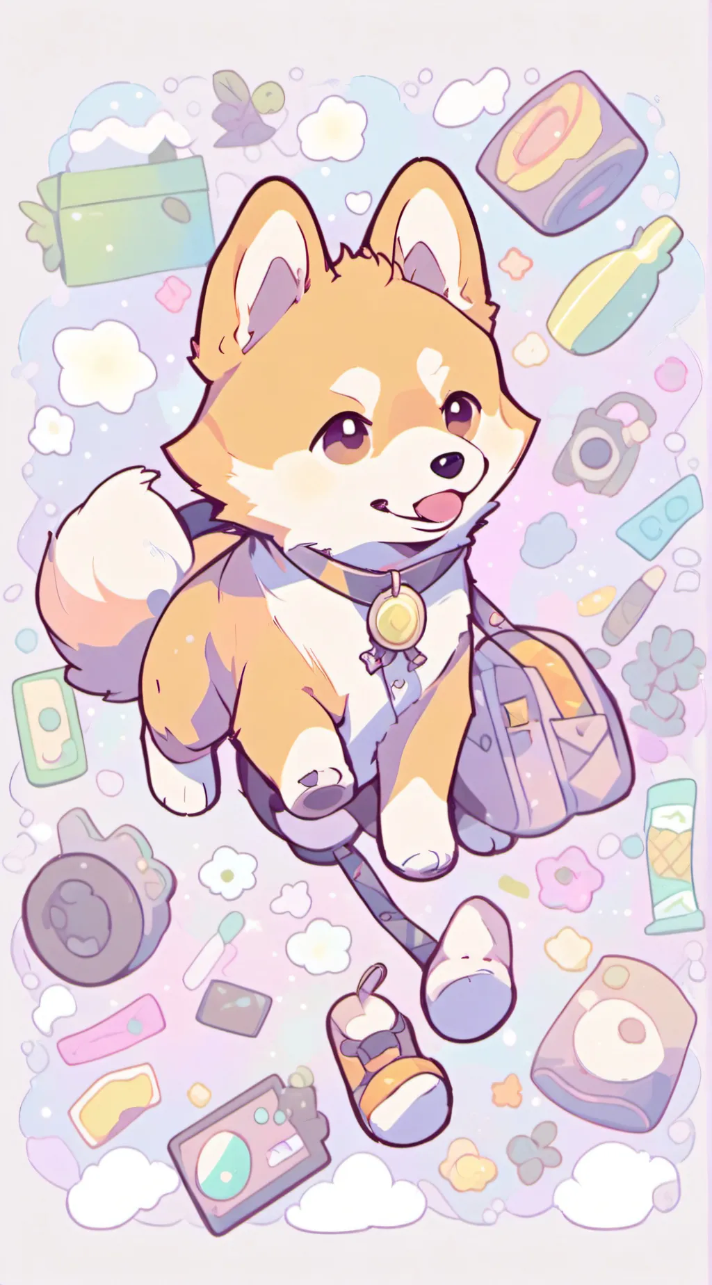 ai character: Dogday is cute!!! background