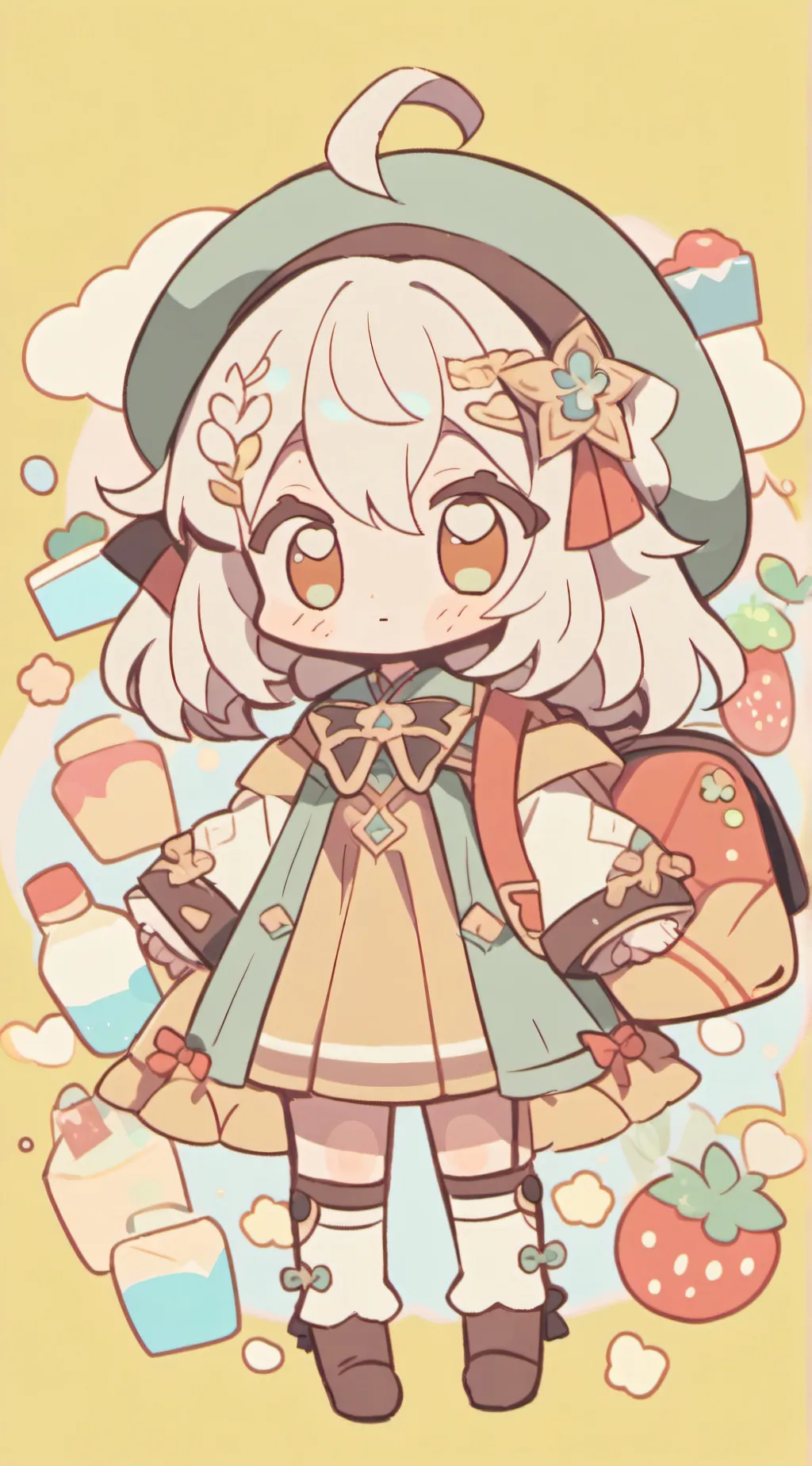 ai character: Fpe Yaelokre Au background