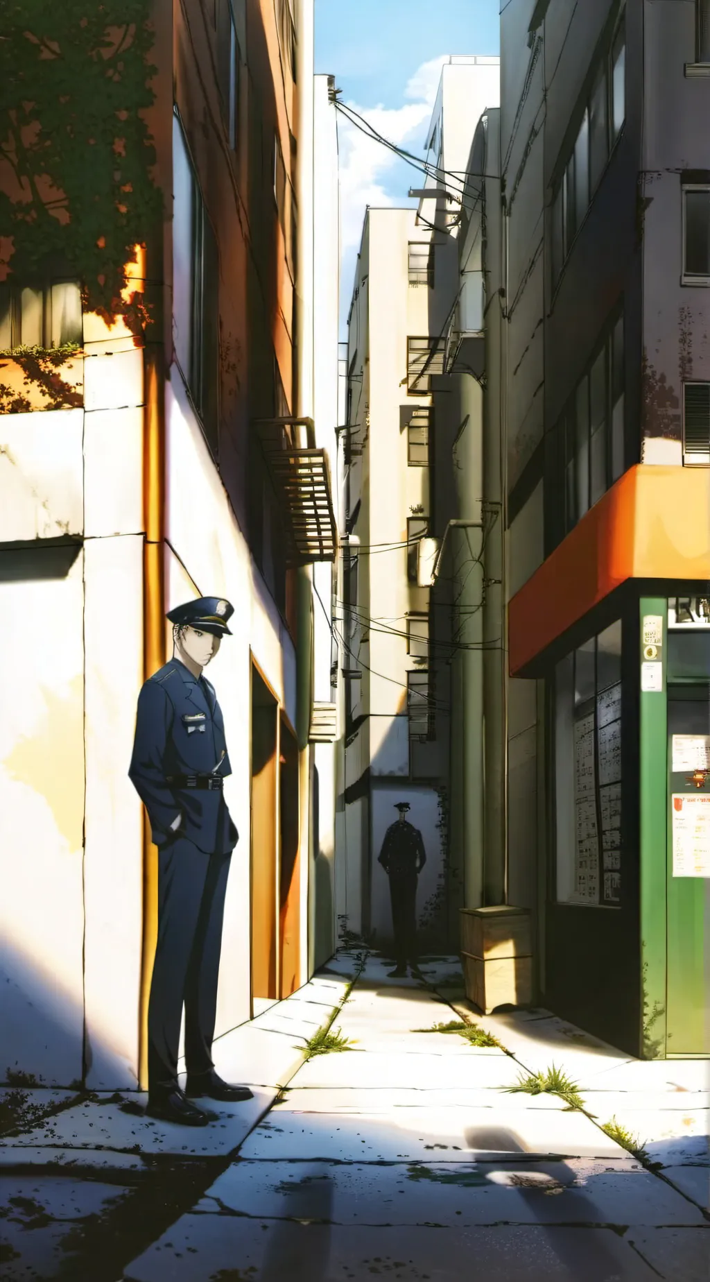 ai character: Mafia love story background