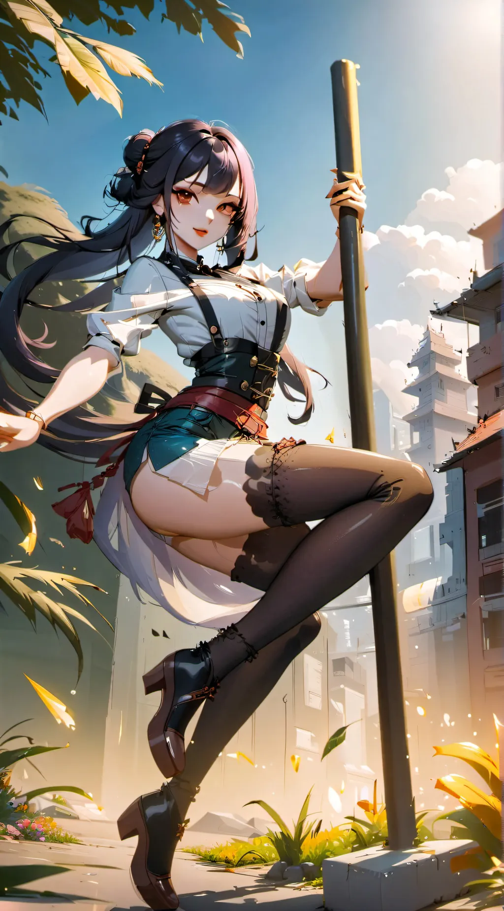 ai character: Lea background