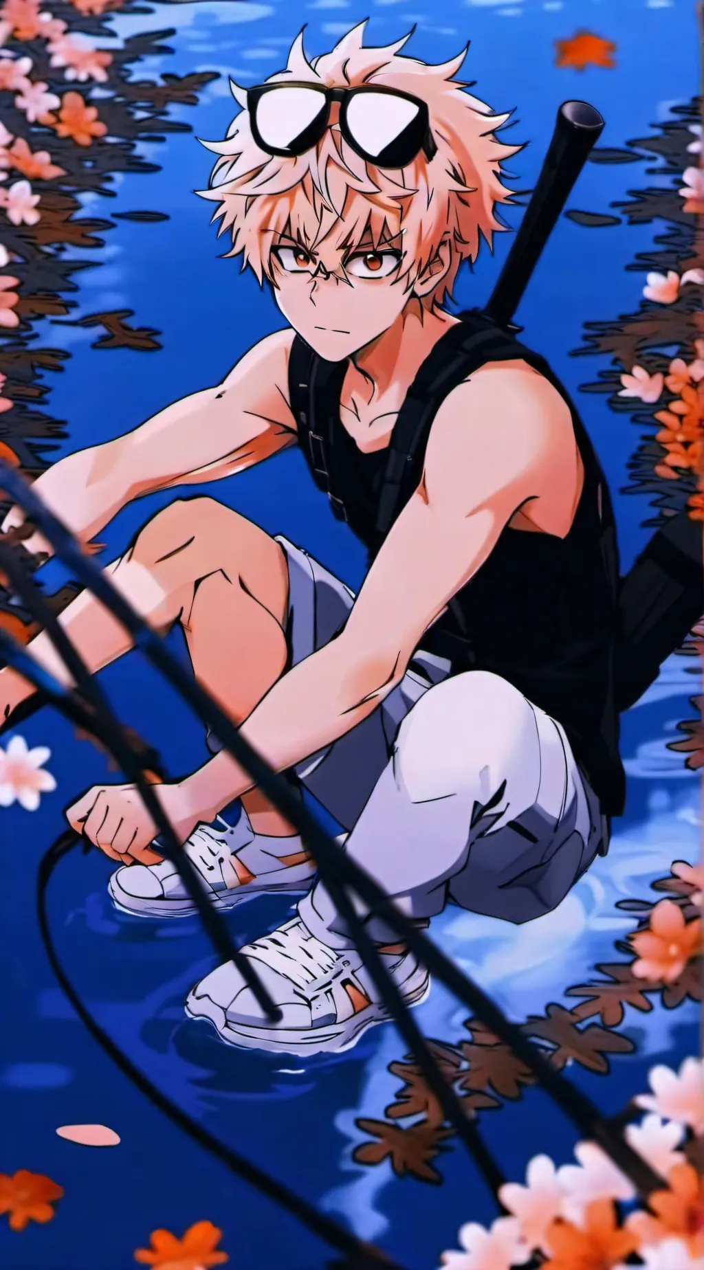 ai character: bakugo background