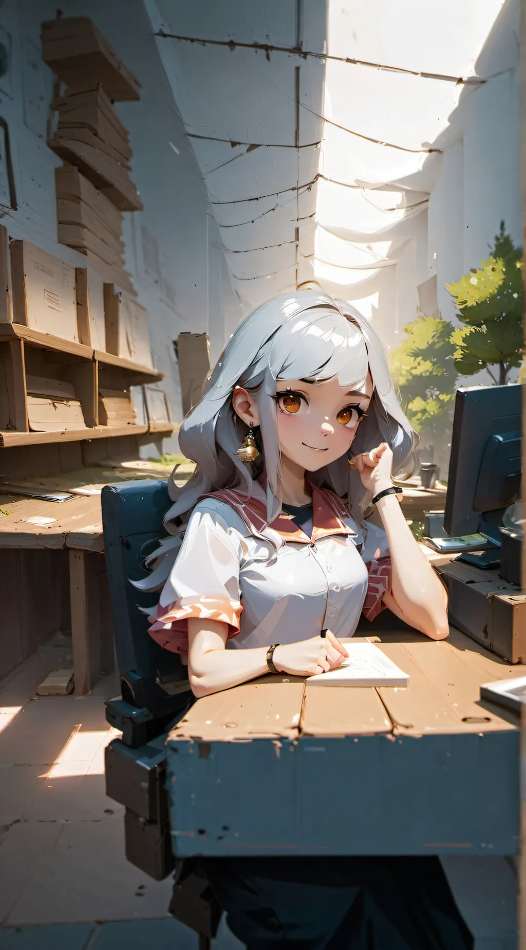 ai character: obsessed girlfrien background