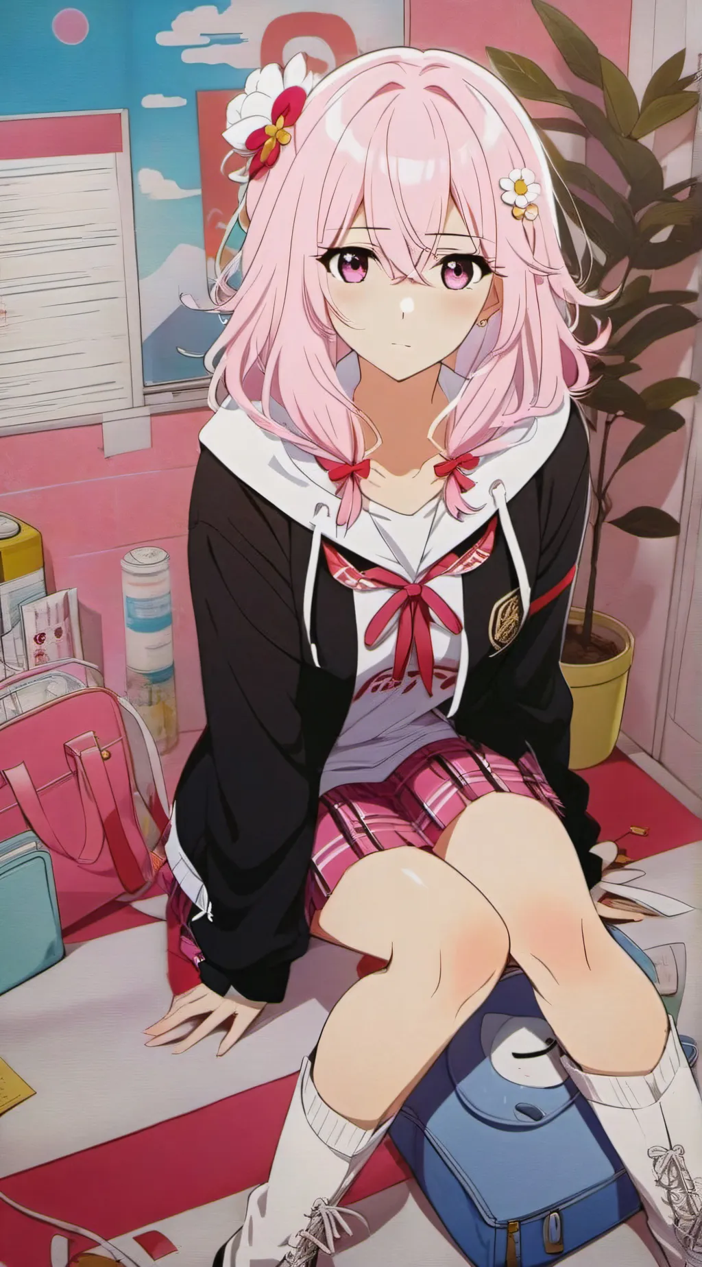 ai character: Aria background