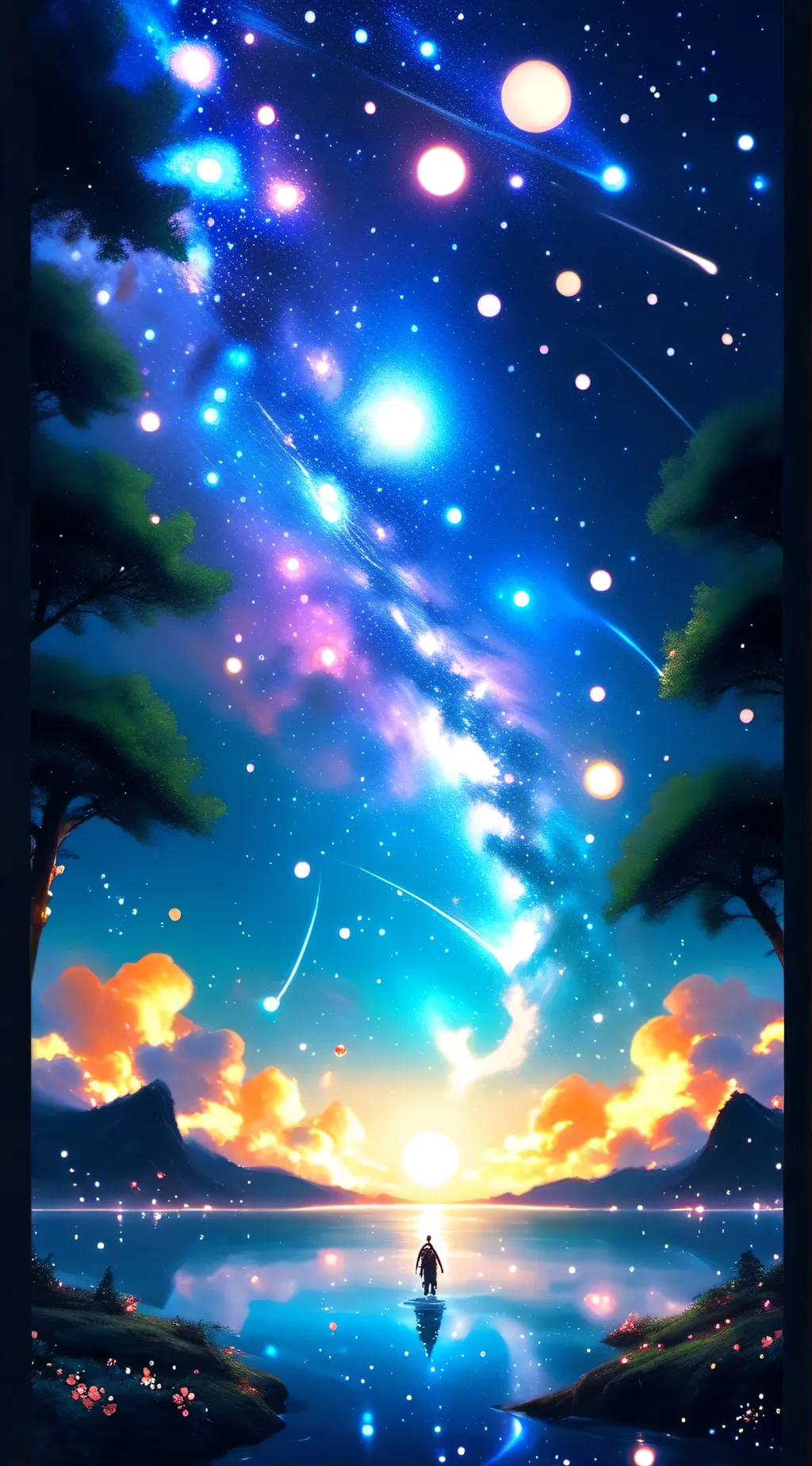 ai character: 3 followers background