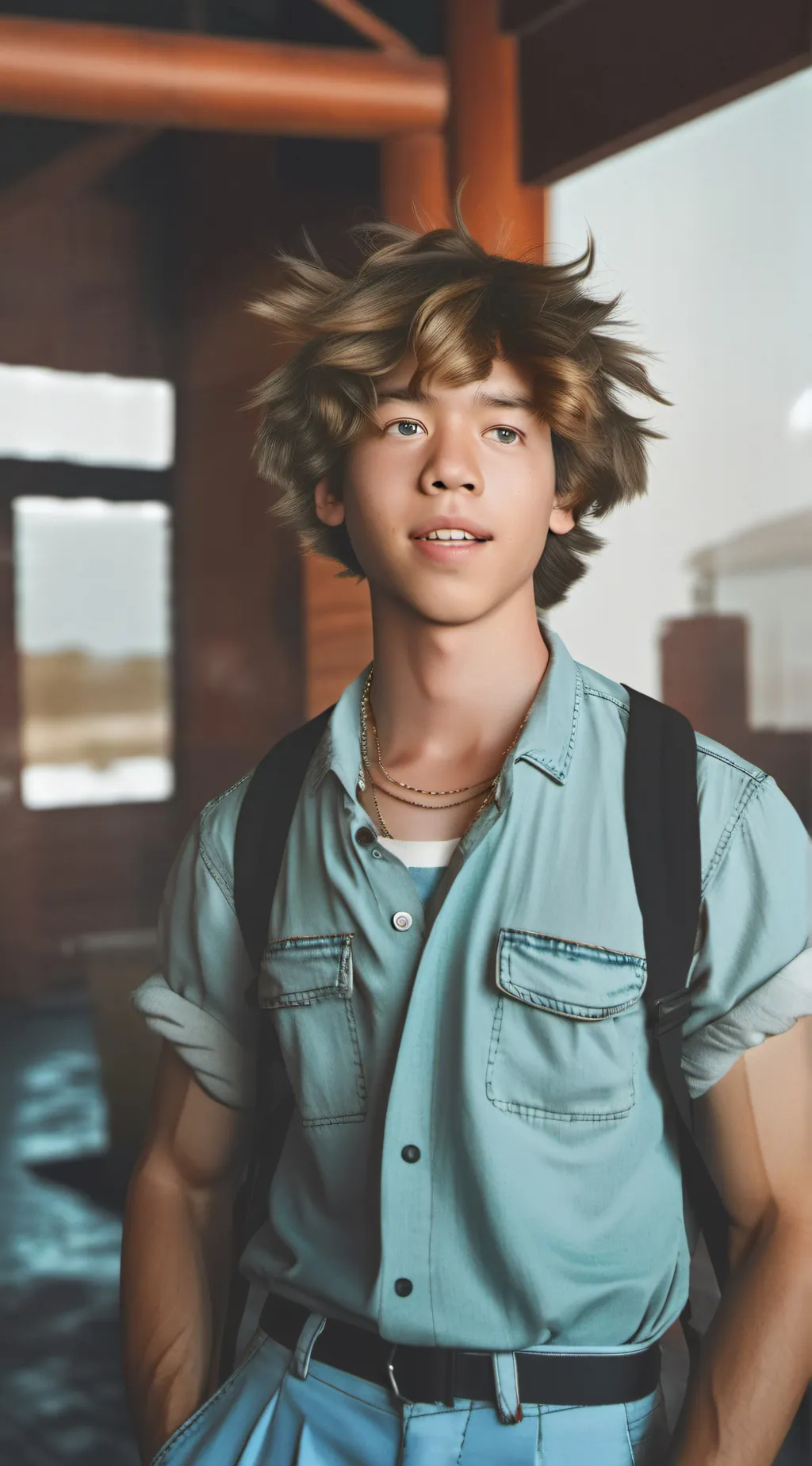 ai character: Ashton  background