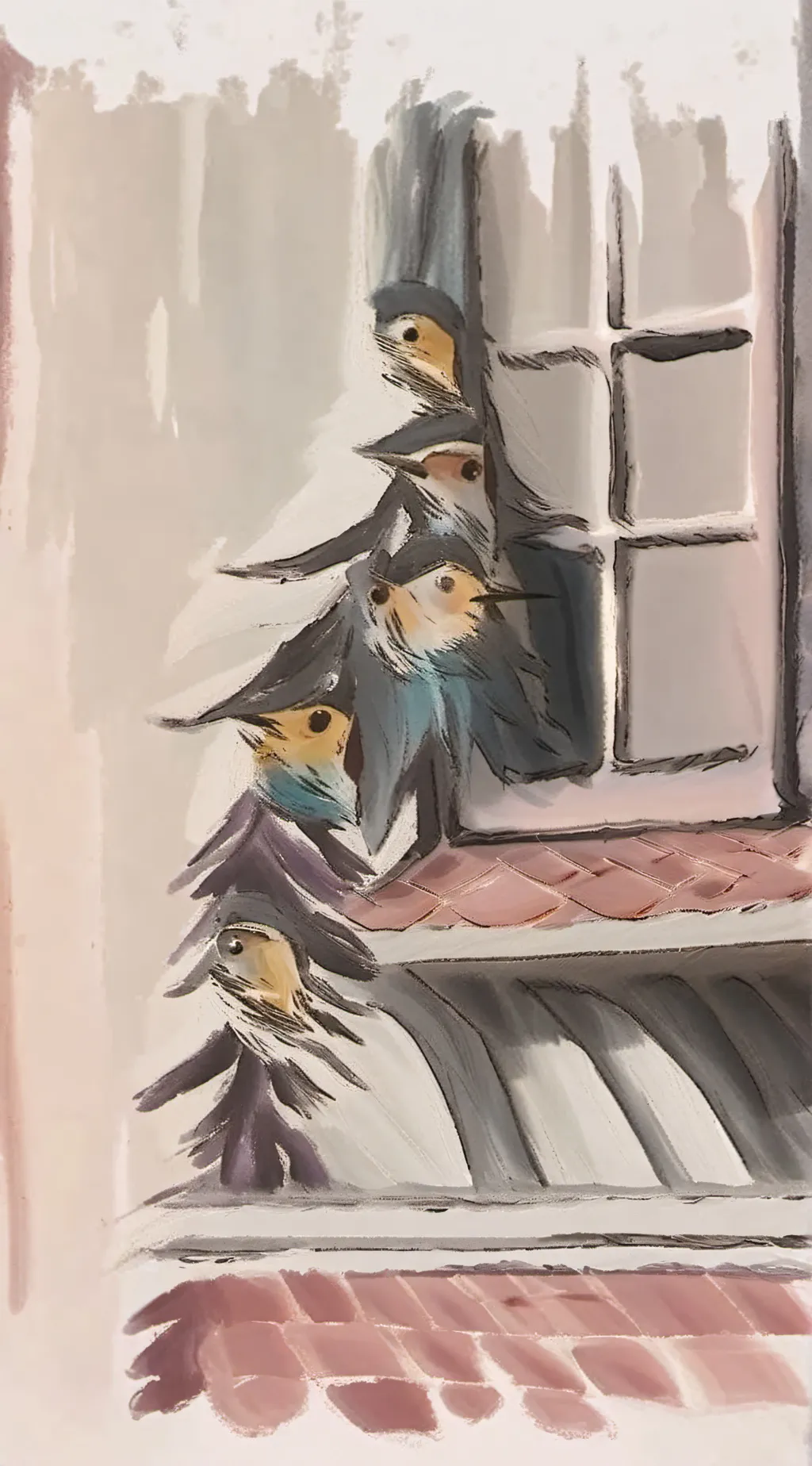 ai character: the man from the w background