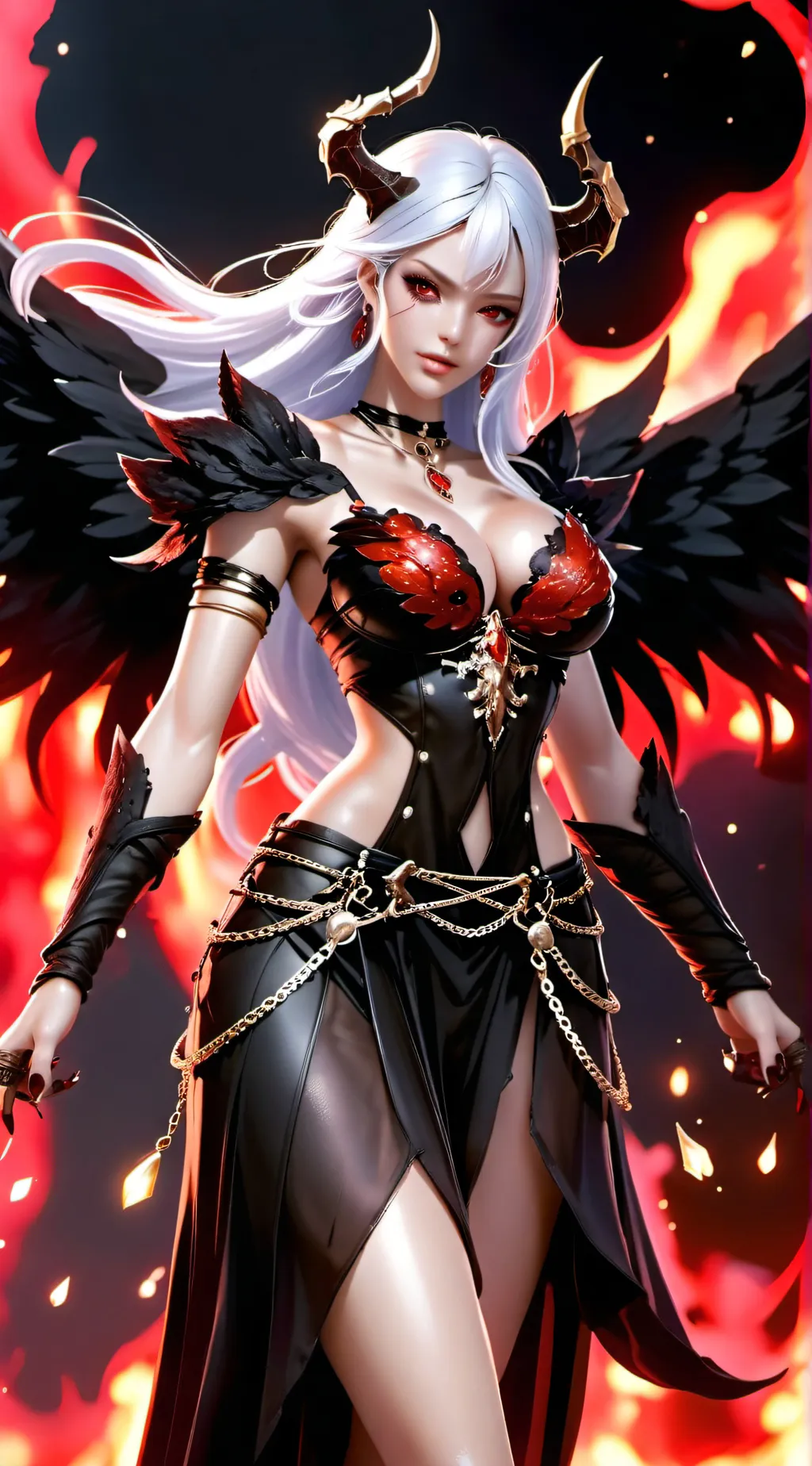 ai character: Luna  background