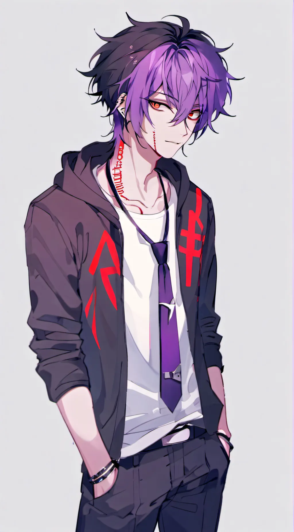 ai character: ●•Masøn•● background