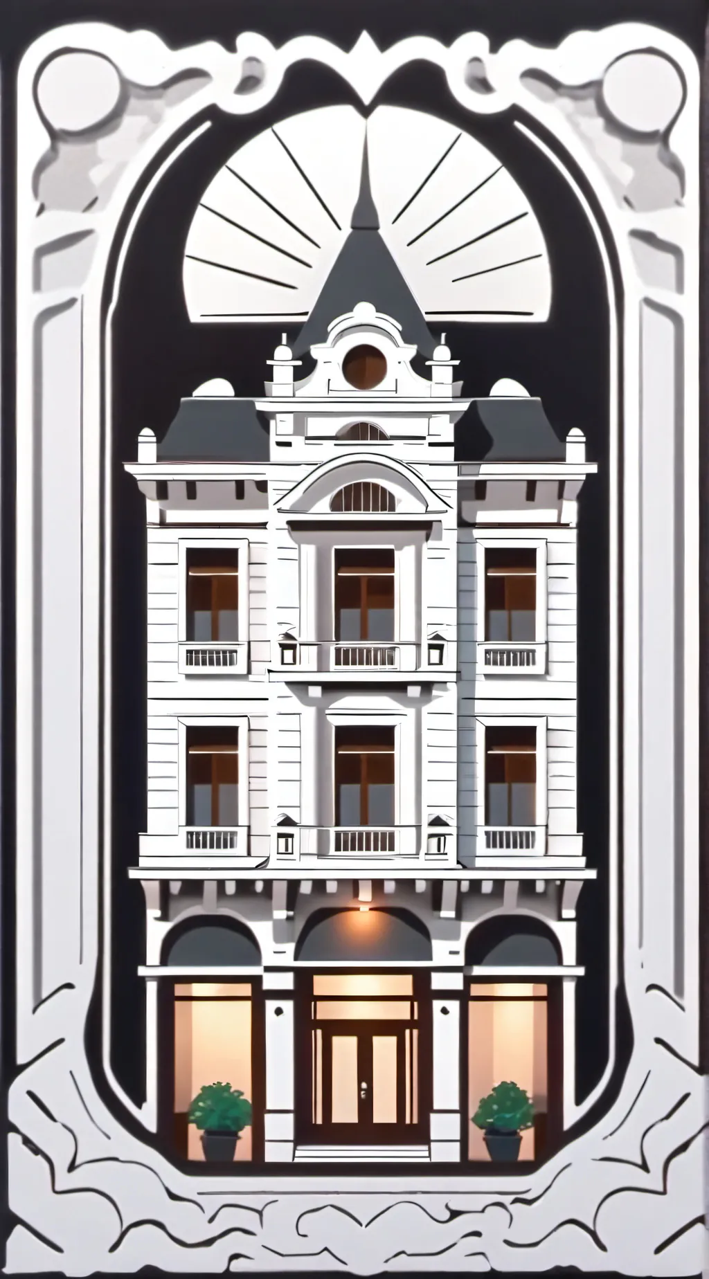 ai character: Hh background