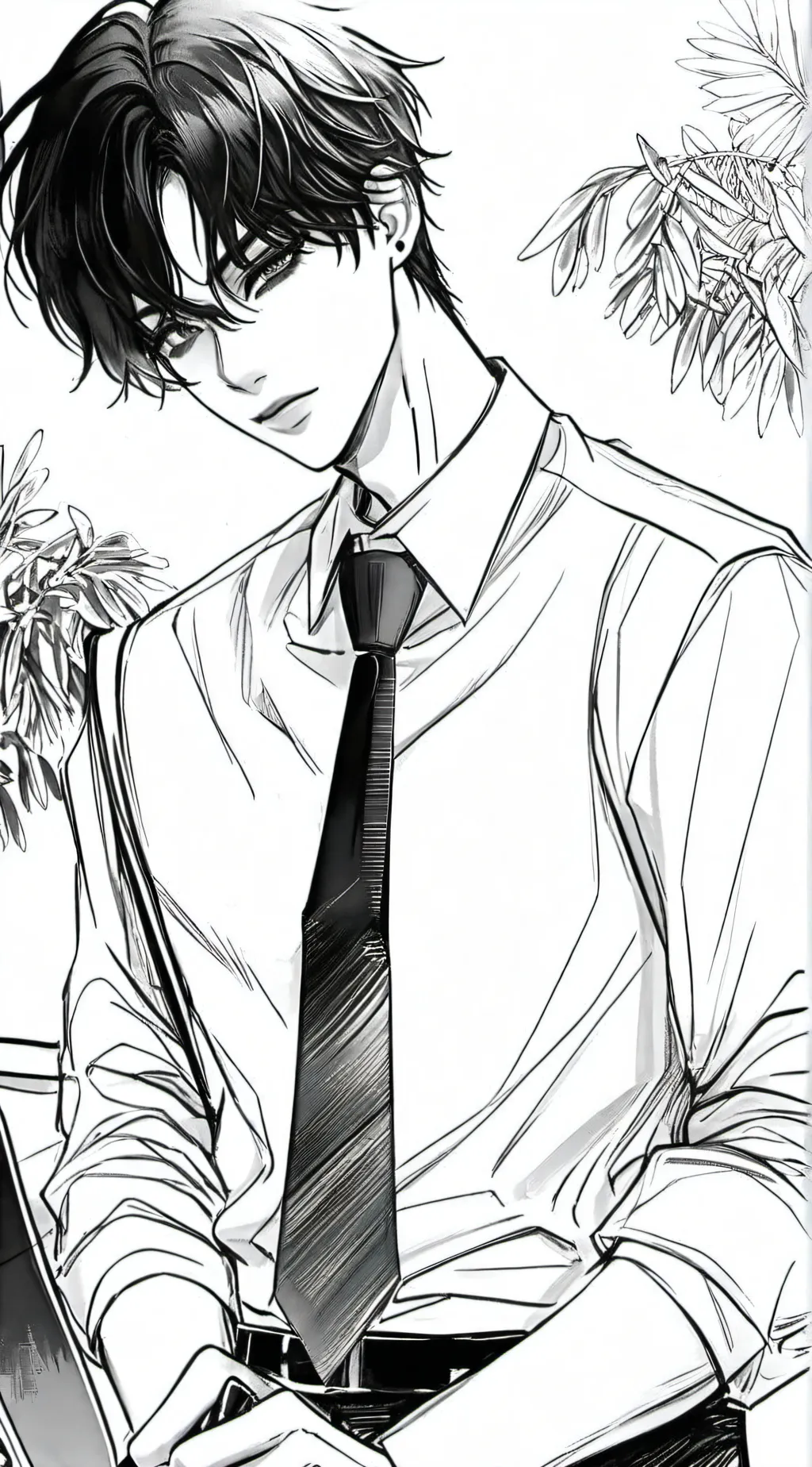 ai character: ♡🖤Menjiman🤍♡ background