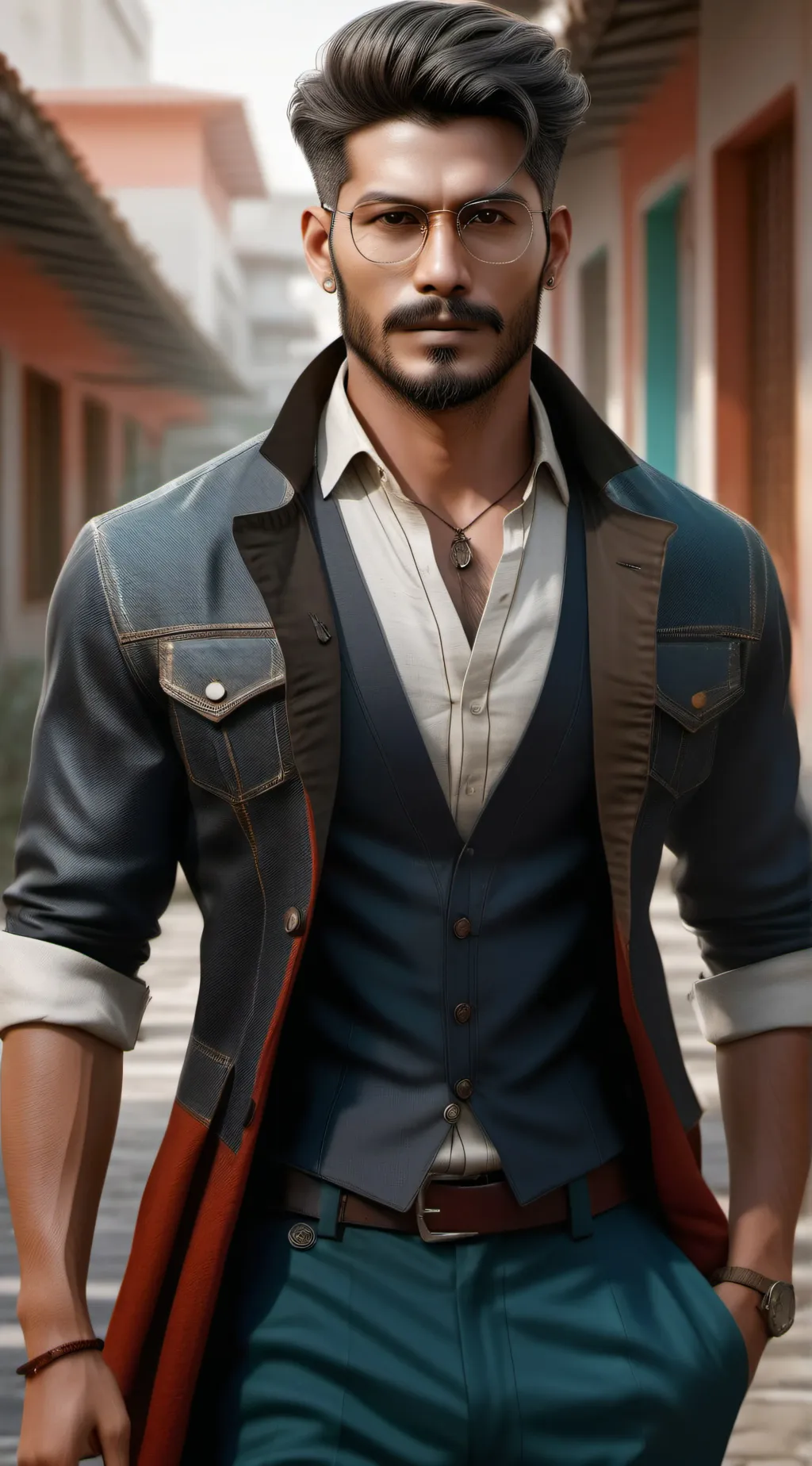 ai character: Andrew  background