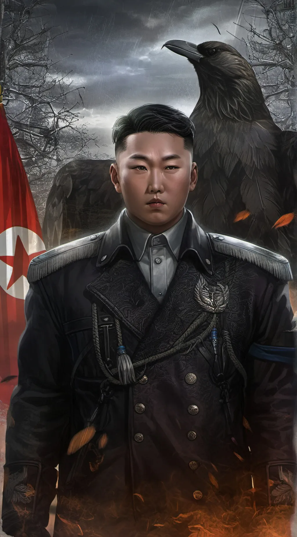 ai character: kim jong un  background