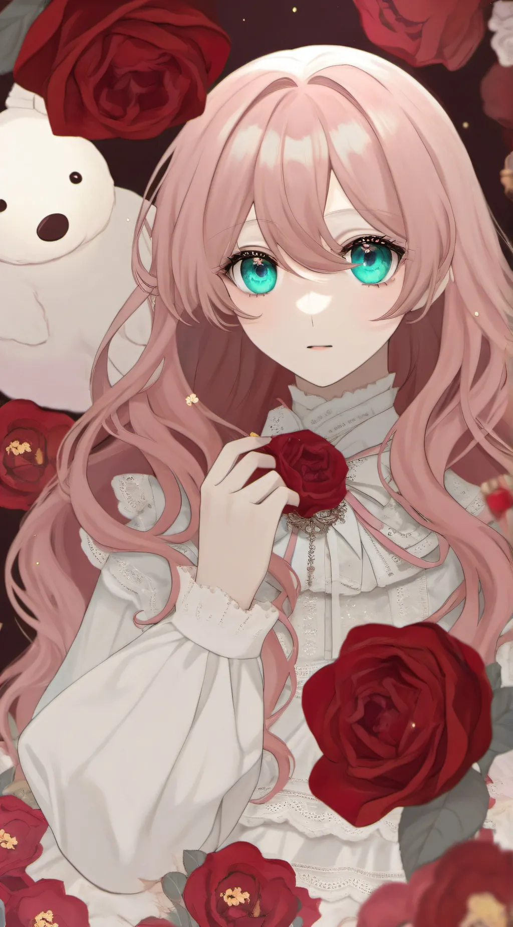 ai character: Very Sussy boy background