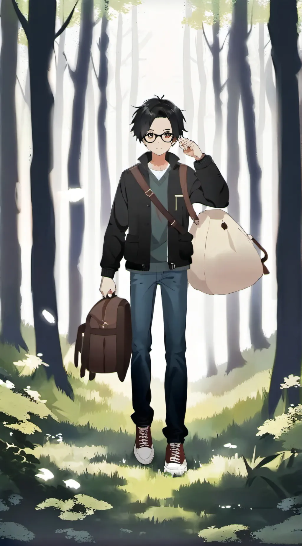 ai character: the journey begins background