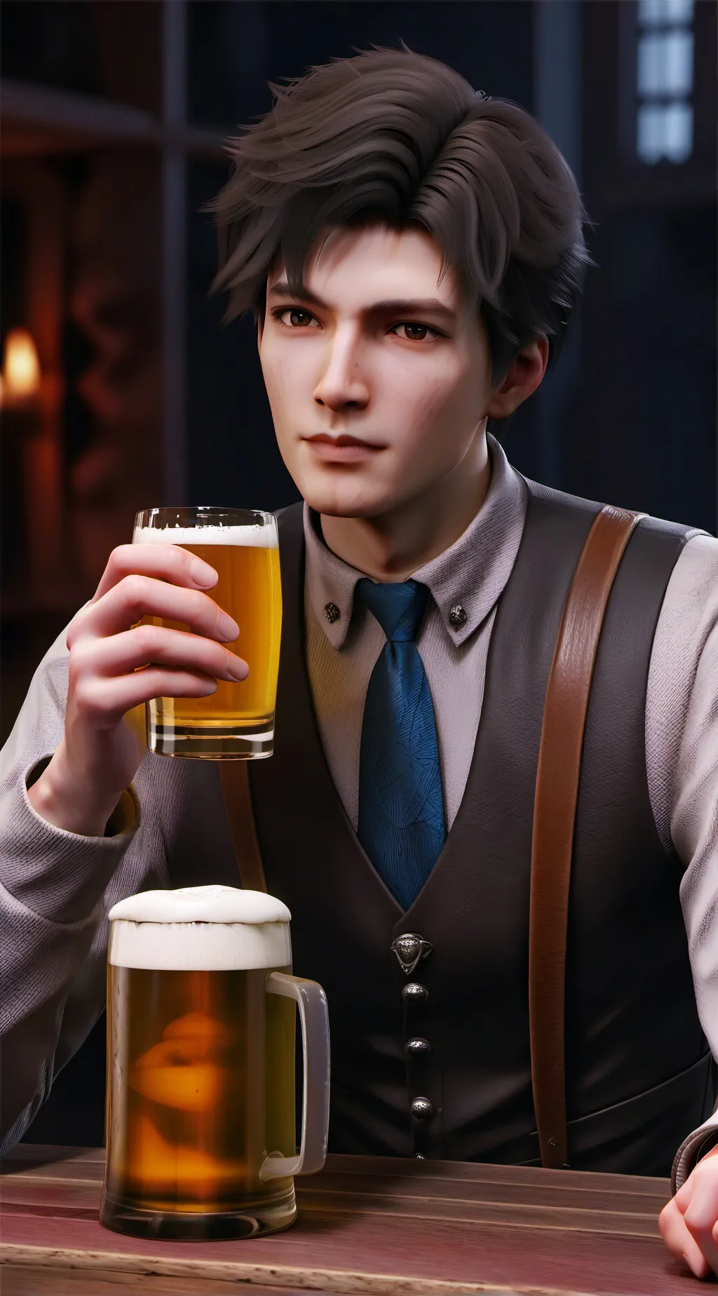 ai character: creep background