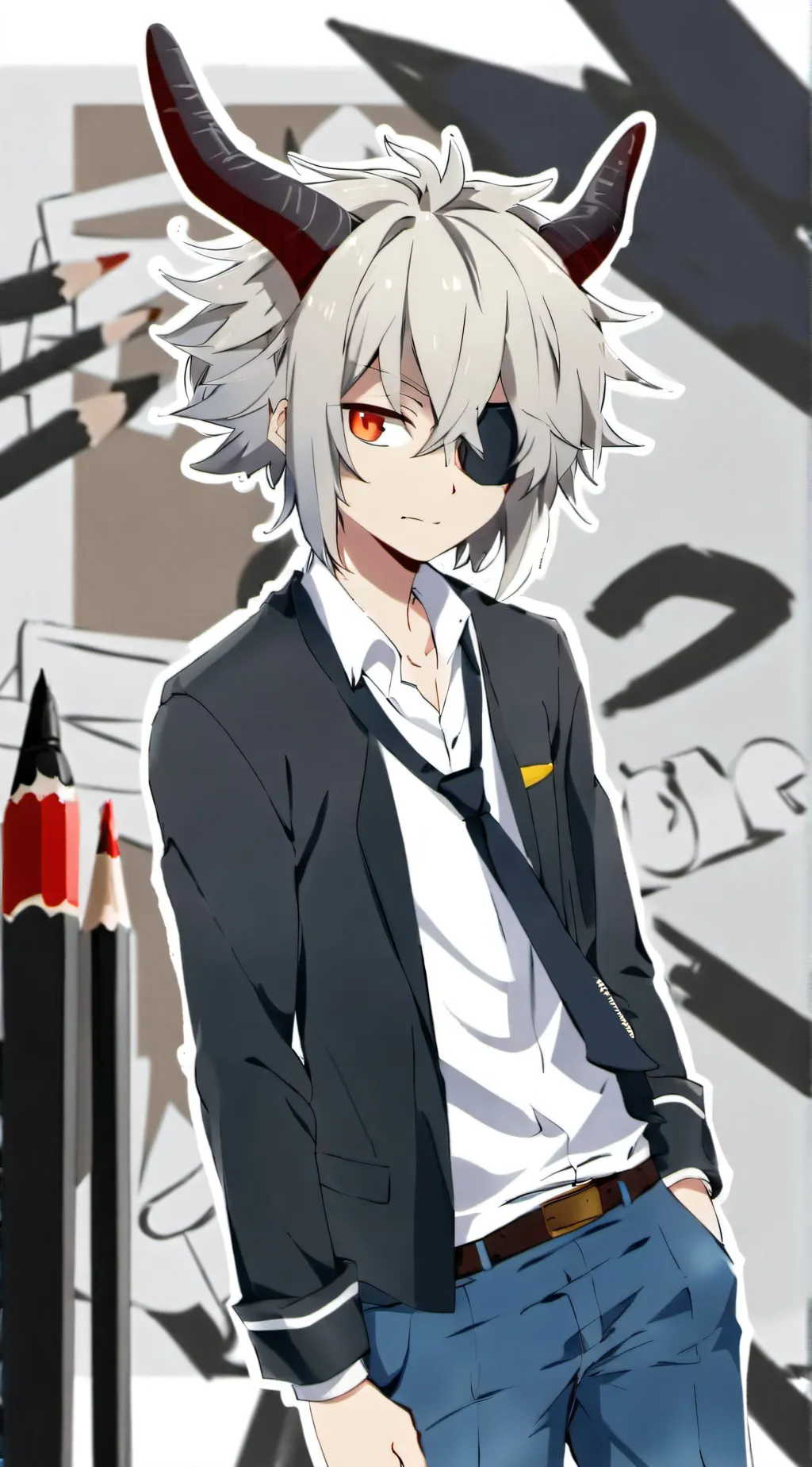 ai character: oliver background