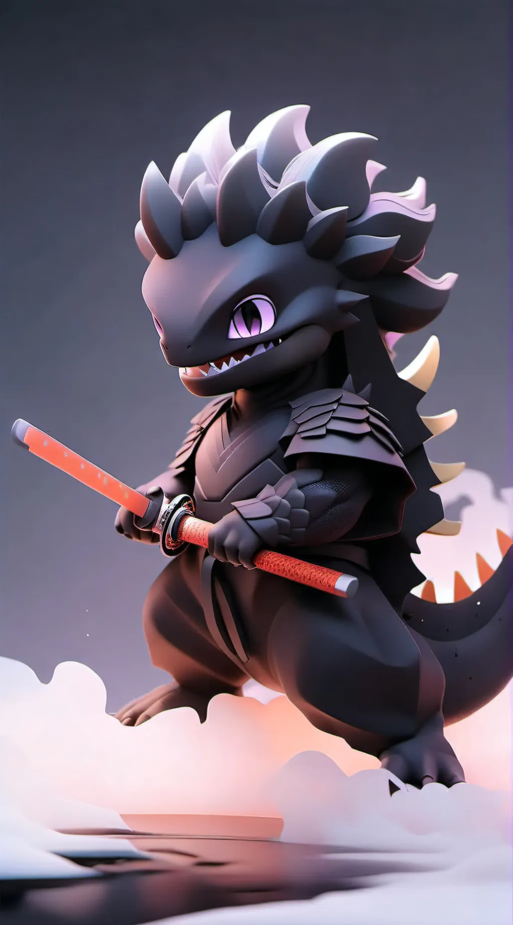 ai character: samuraidragonthing background