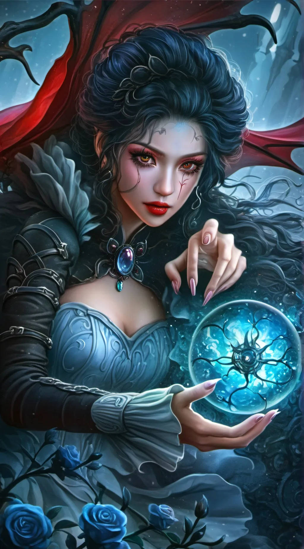 ai character: gates of hell background