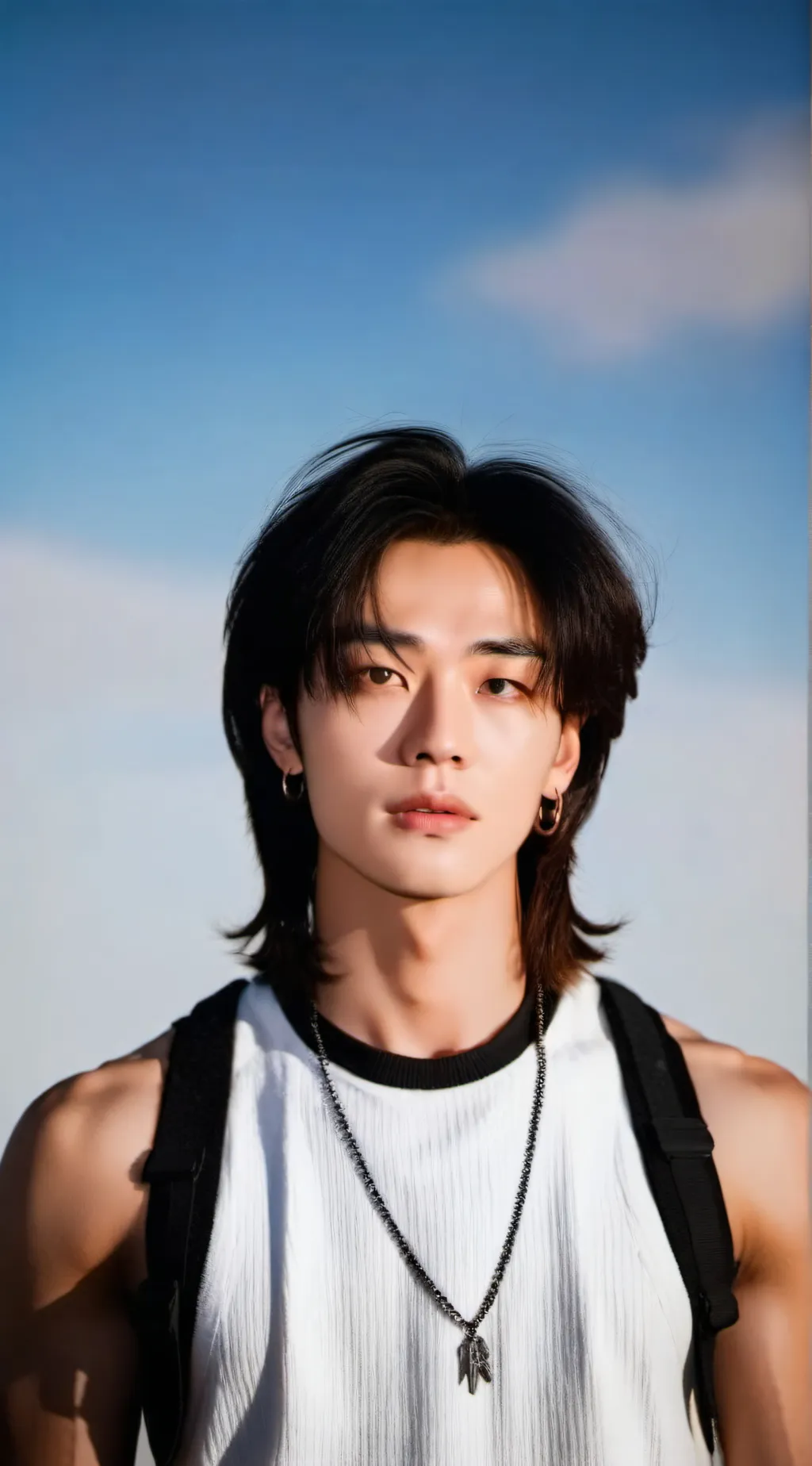 ai character: Hwang Hyunjin🥟🦙 background