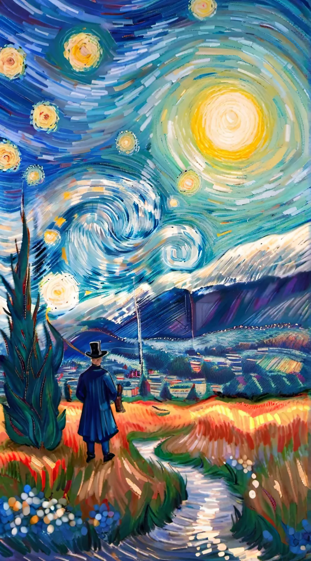 ai character: Ein x pierce  background