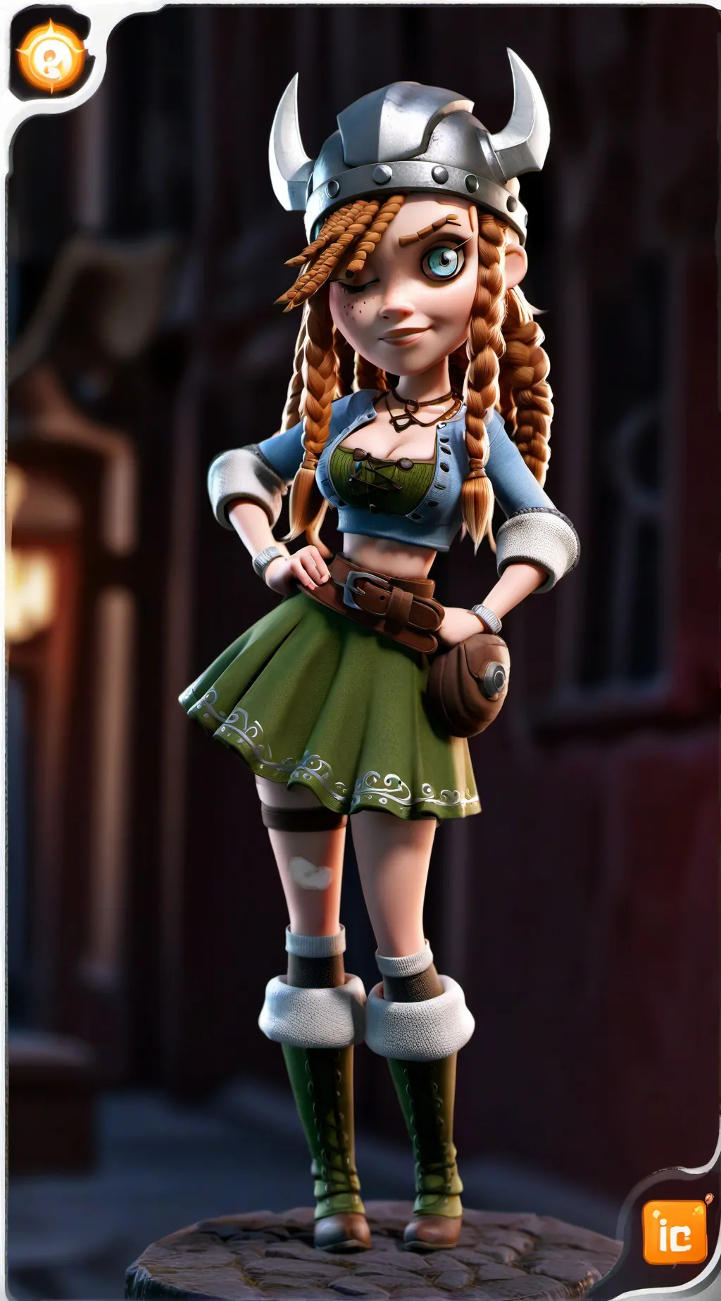 ai character: Barbara background