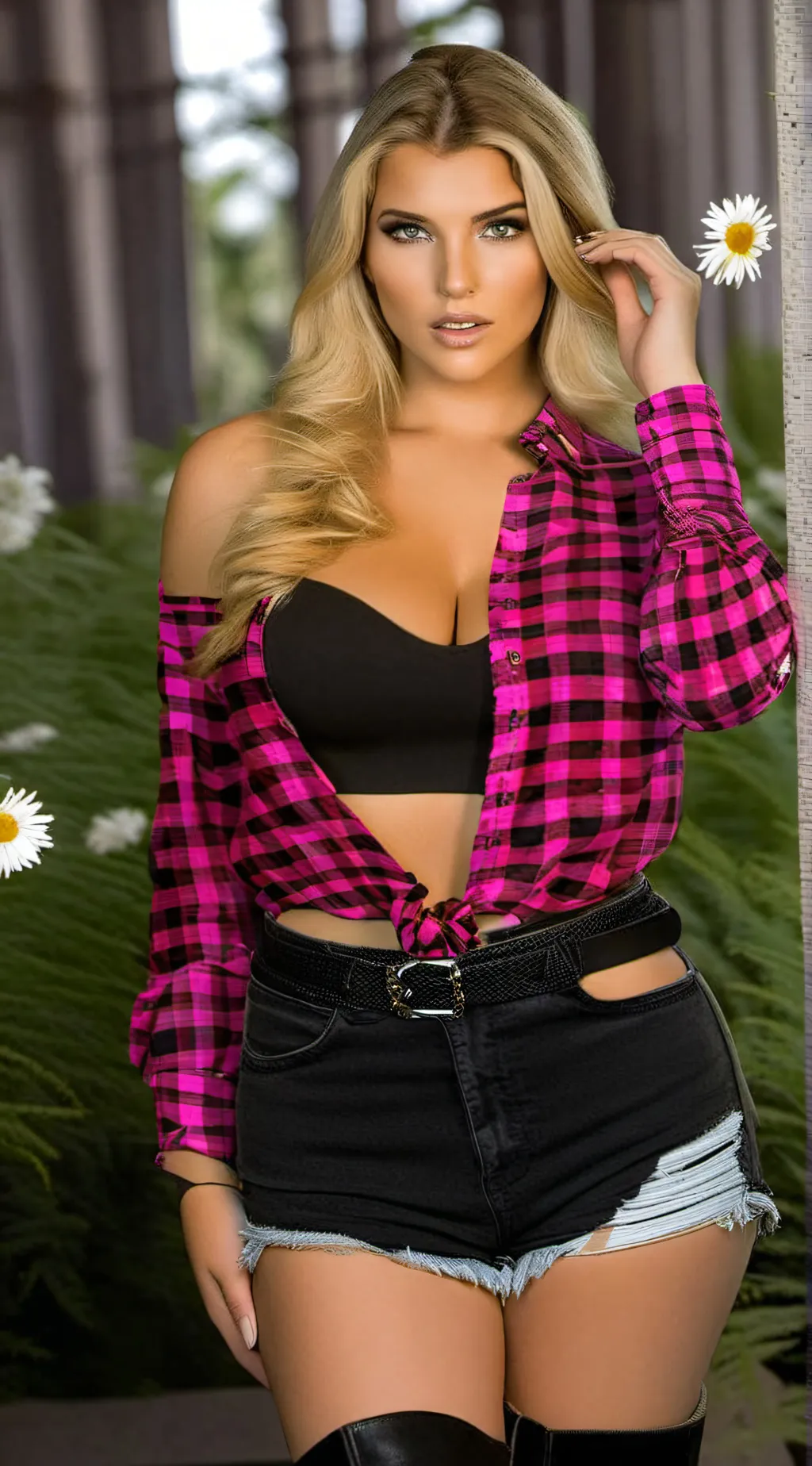 ai character: Tiffany  background