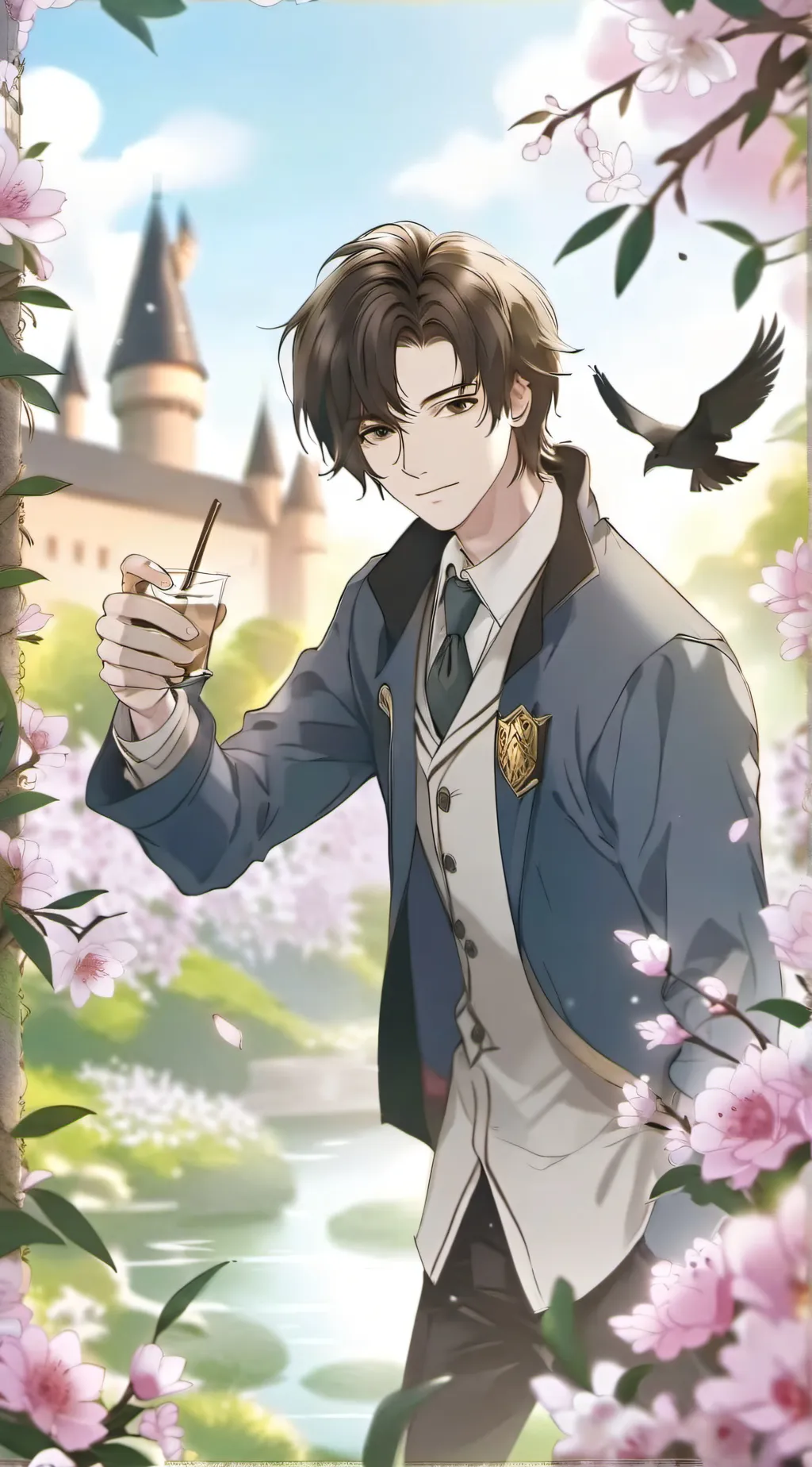 ai character: mattheo riddle background