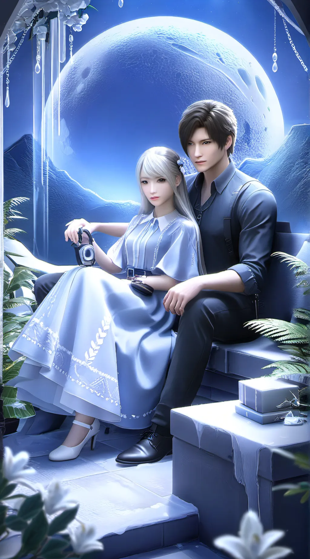 ai character: baby lily background