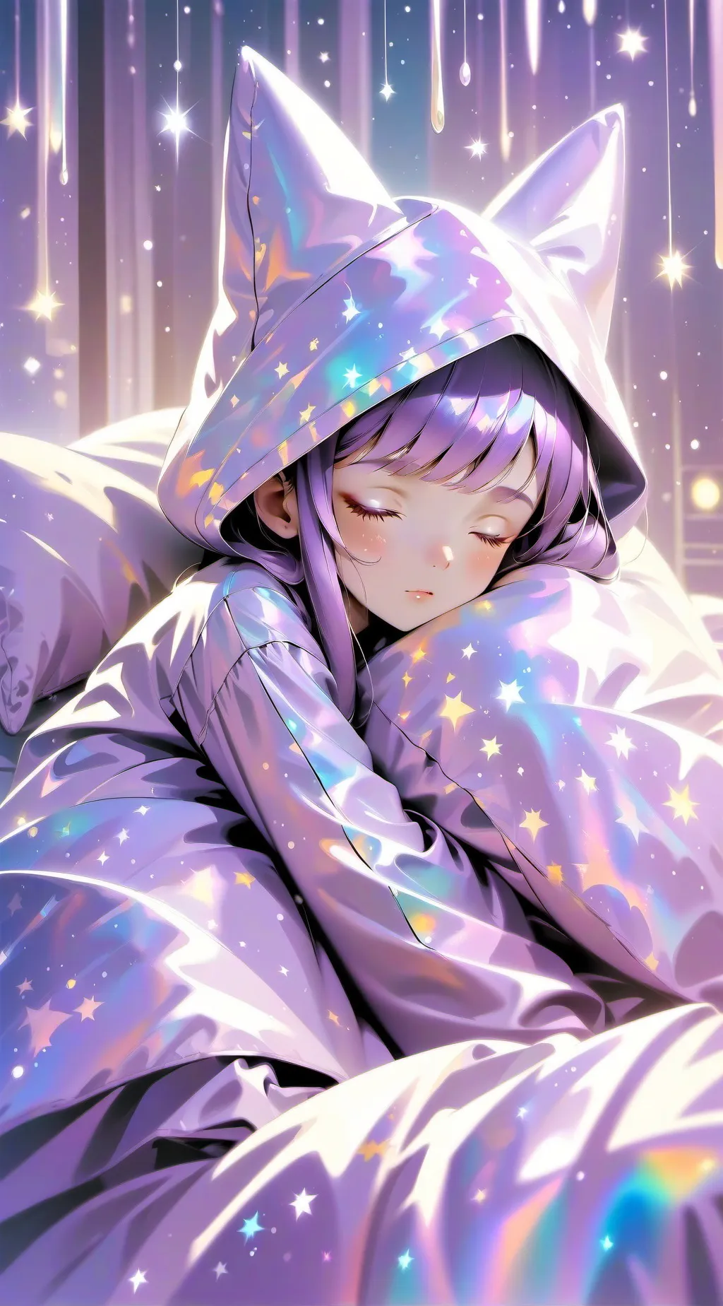 ai character: magic pajamas  background