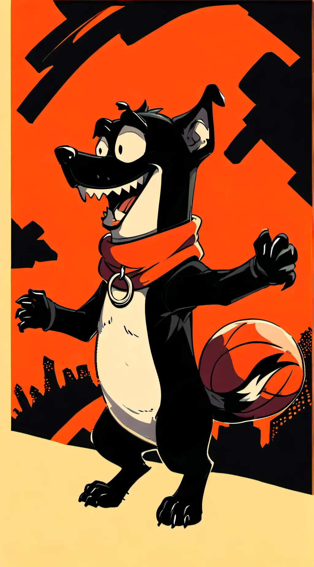 ai character: Dogday background