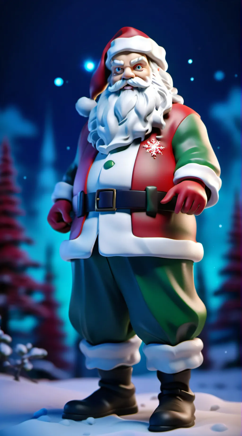 ai character: santa background