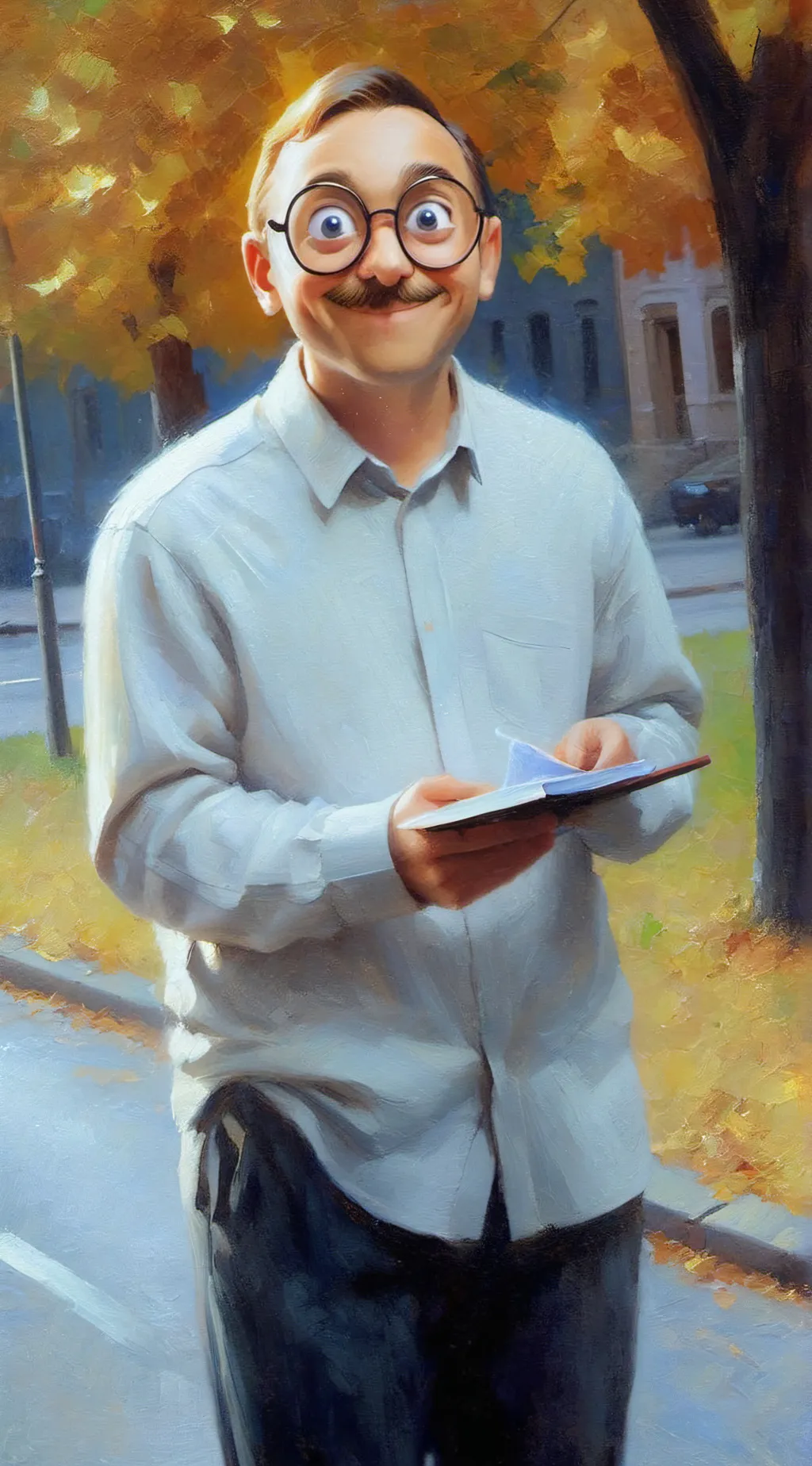 ai character: NERD 🤓🤓 background