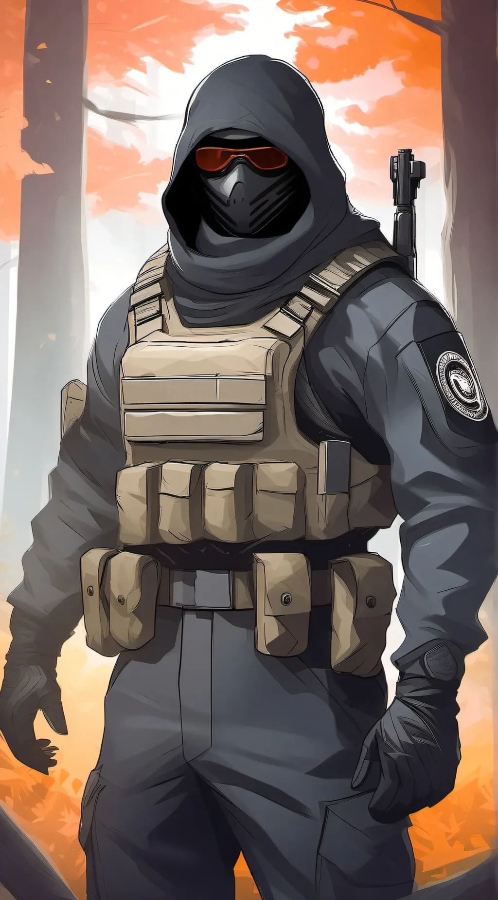 ai character: scp foundation  background