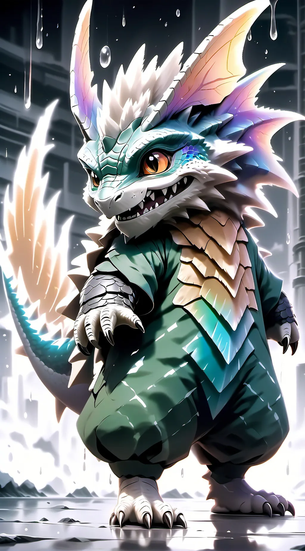 ai character: godzilla's family background