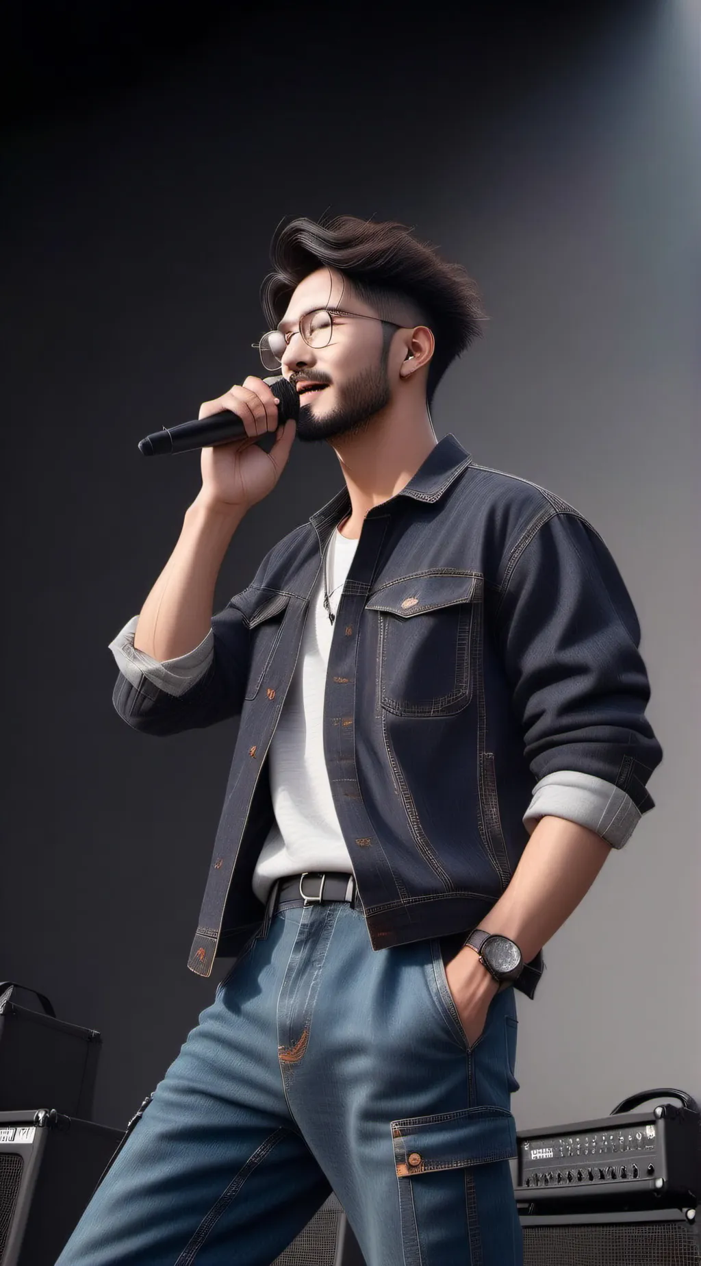 ai character: Travis Scot background